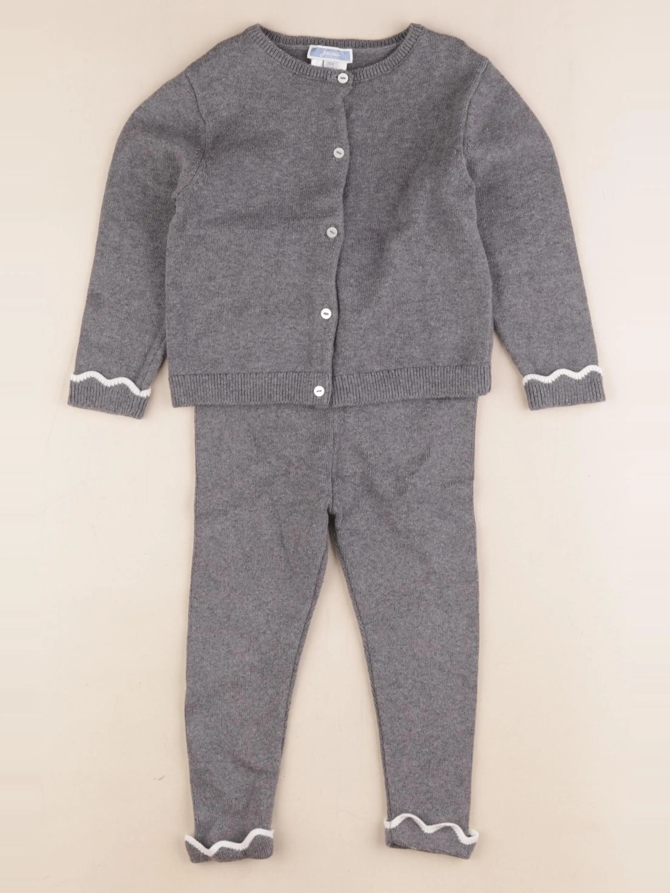 Jacadi - ensemble gris - 36 mois