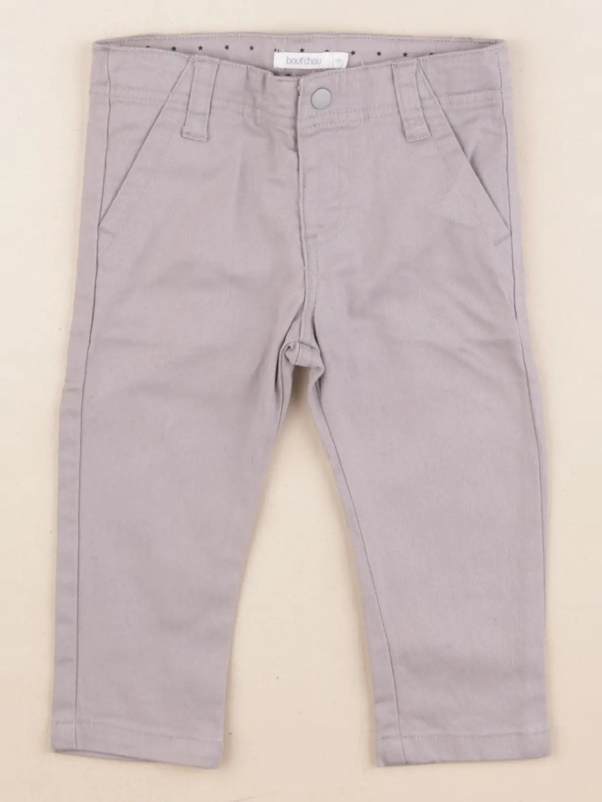 Boutchou - pantalon gris - 6 mois