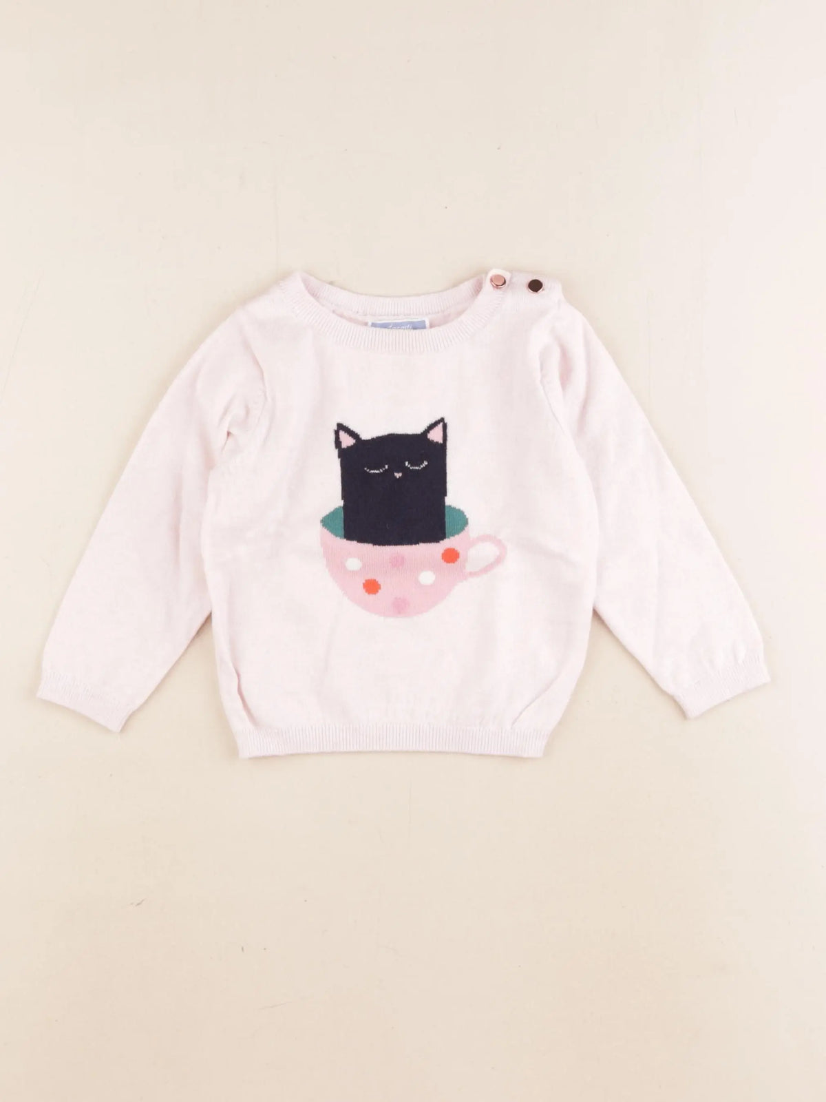 Jacadi - pull rose - 18 mois