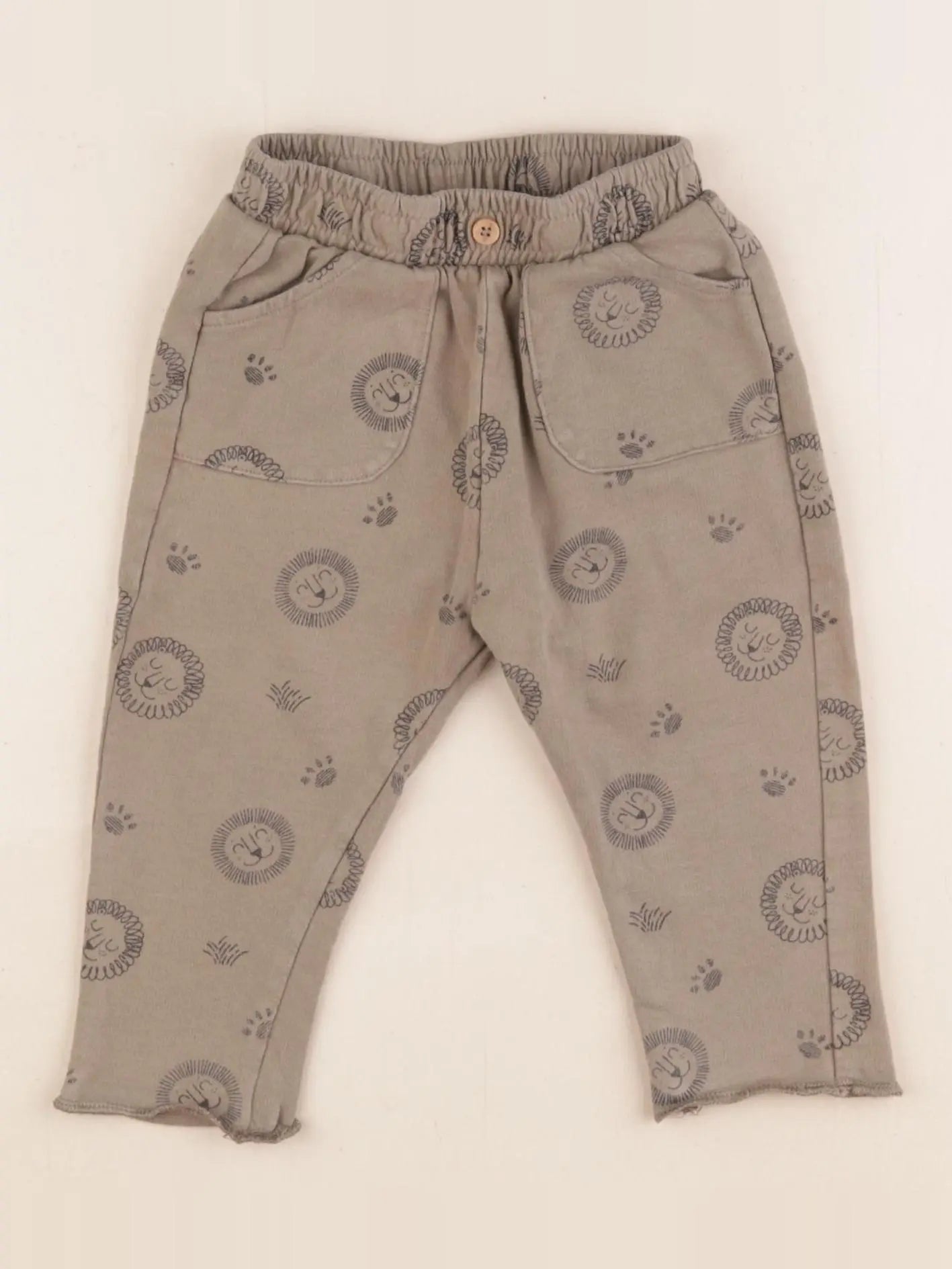 Vertbaudet - pantalon vert - 6 mois