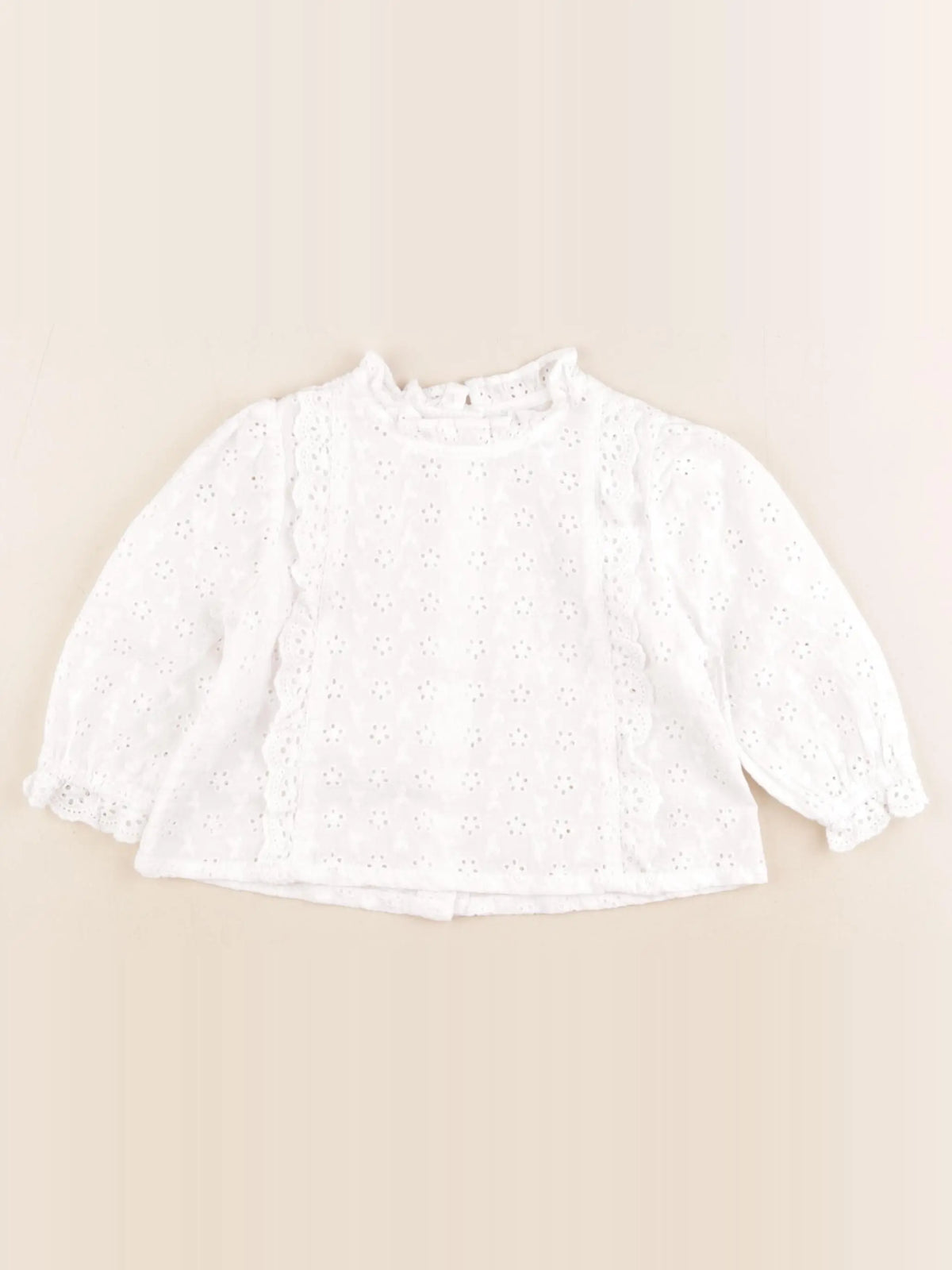 Vertbaudet - tee-shirt blanc - 12 mois