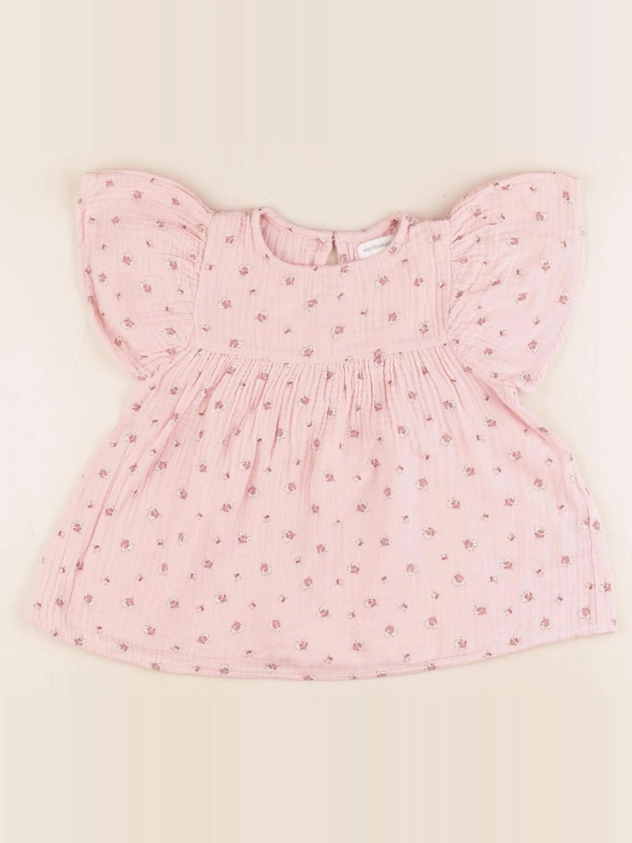 Vertbaudet - tee-shirt rose - 5 ans