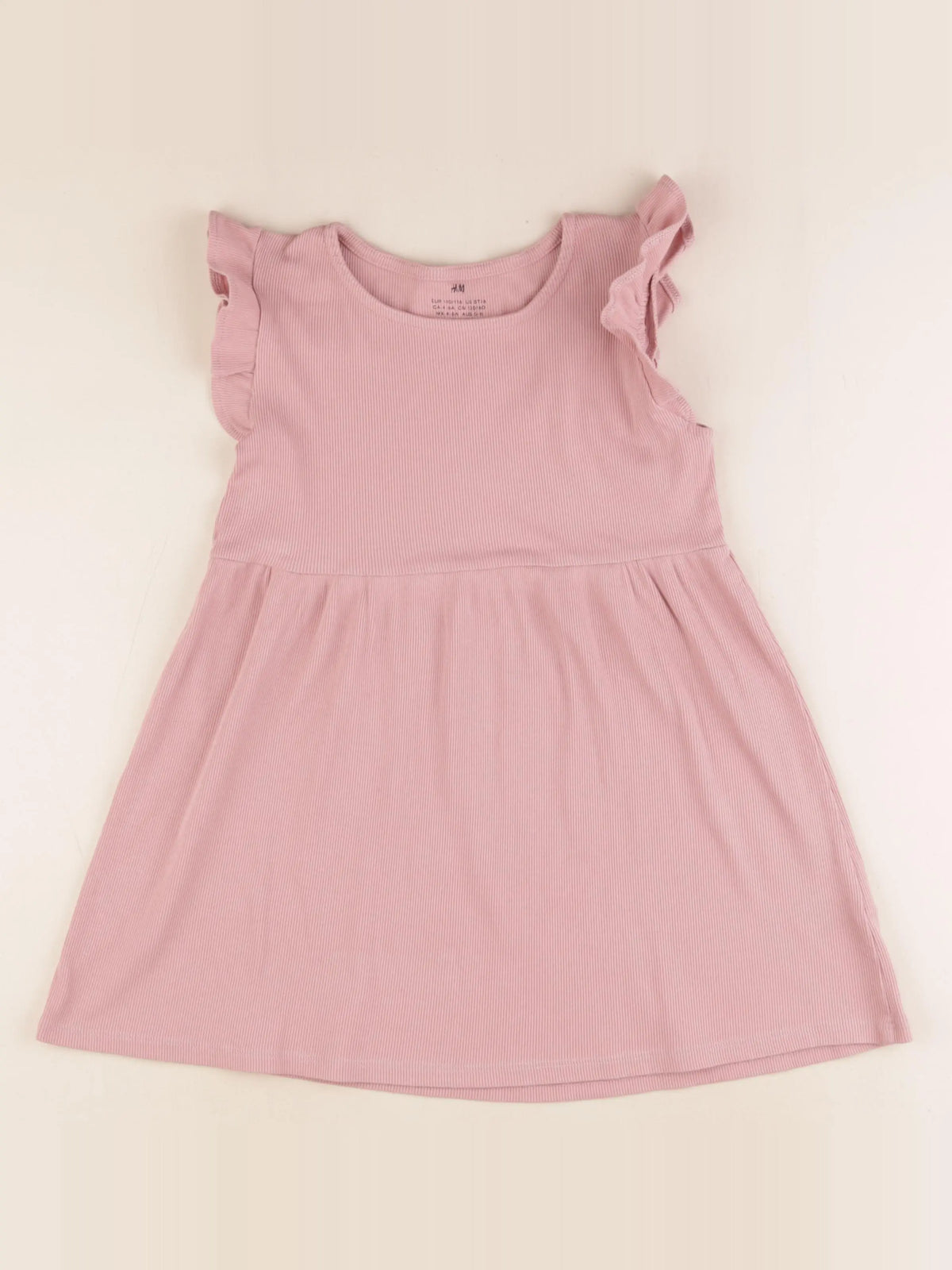 H&M - robe rose - 4/6 ans