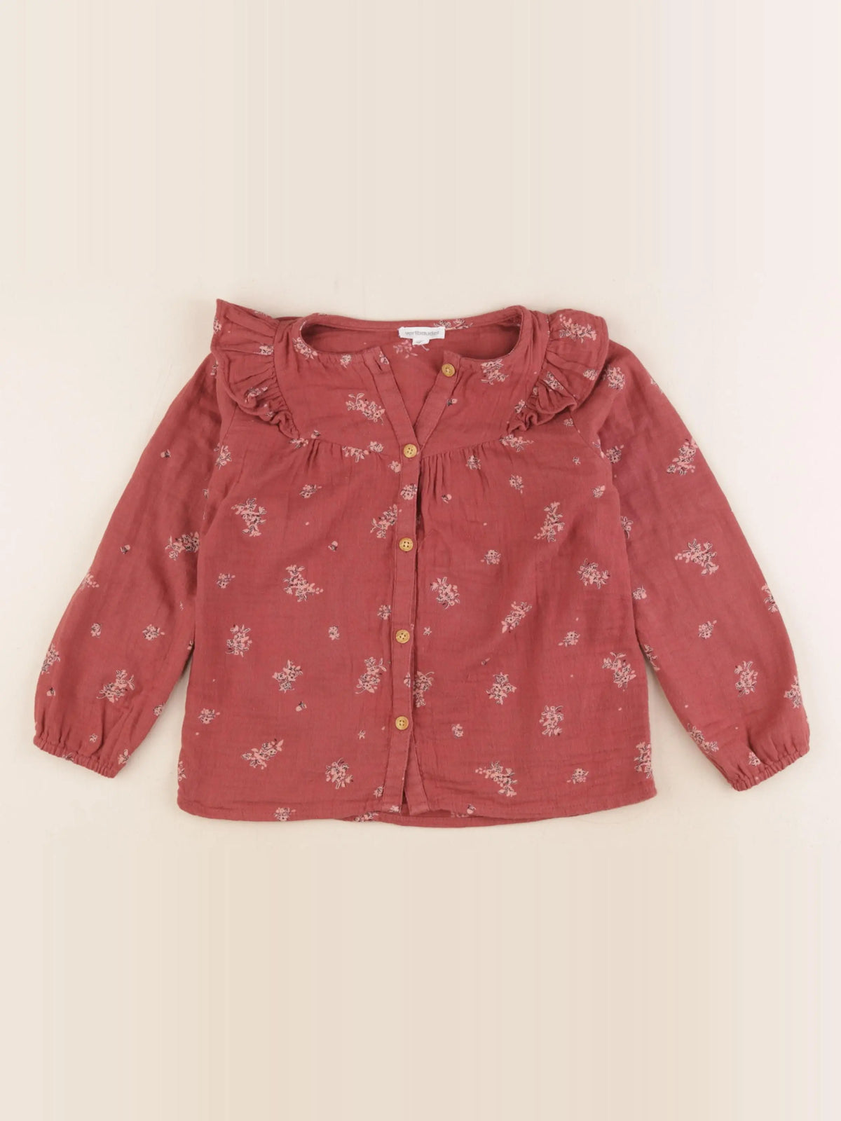 Vertbaudet - blouse rose - 5 ans
