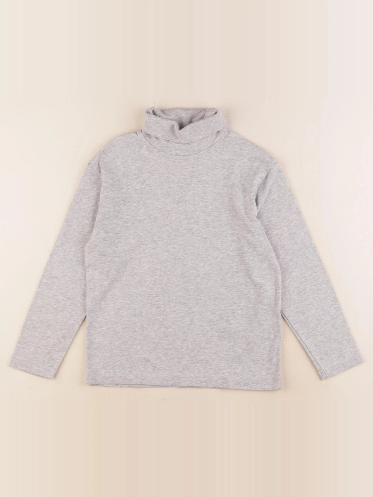 Vertbaudet - sous-pull gris - 8 ans