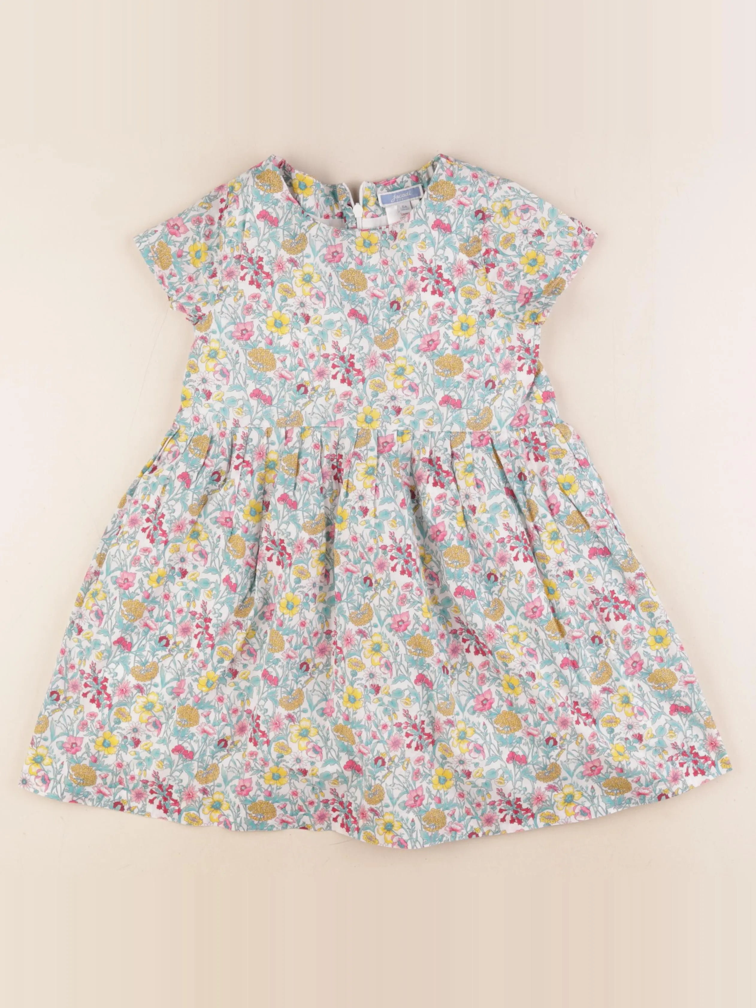 Jacadi - robe liberty multicolore - 6 ans