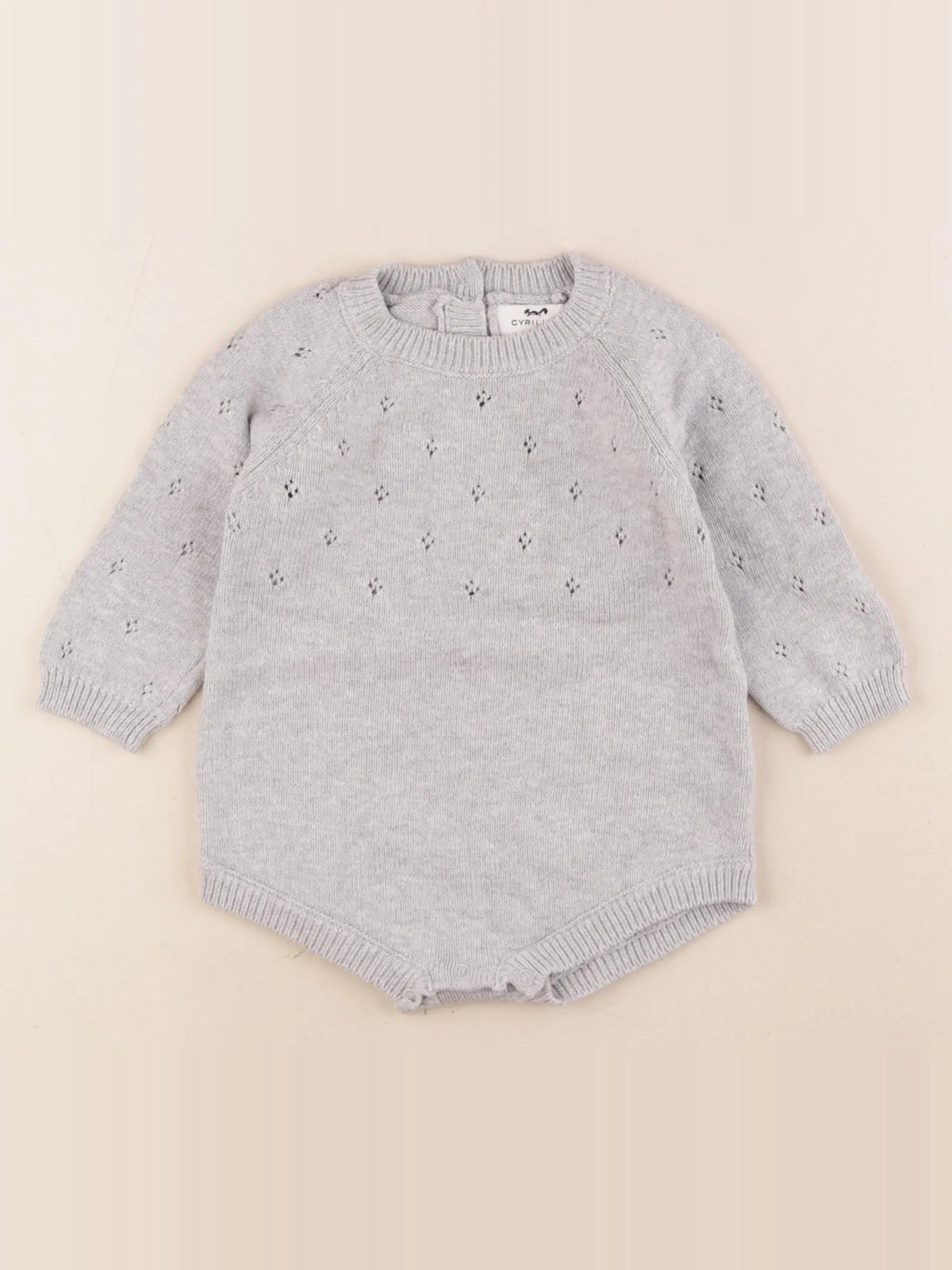 Cyrillus - combinaison gris - 12 mois