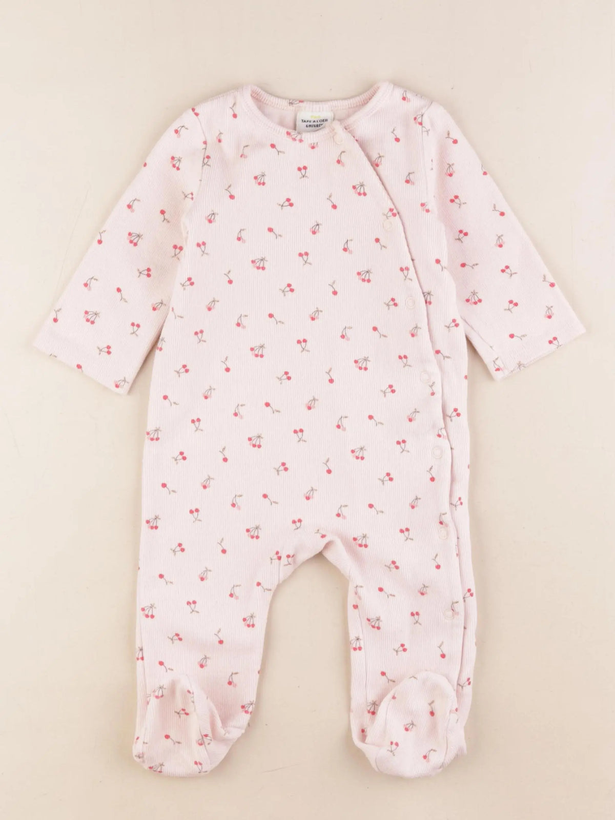 Tape à l'oeil - pyjama coton rose, or - 6 mois