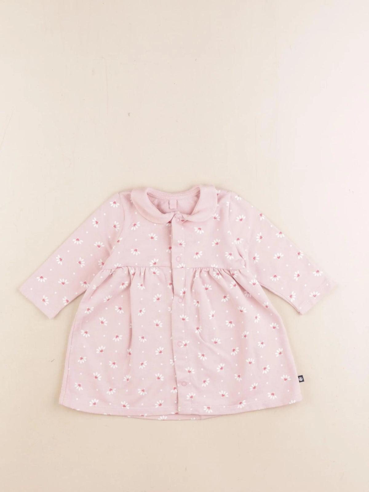 Petit Bateau - robe rose - 6 mois
