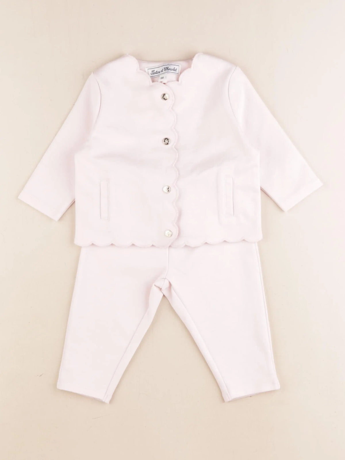 Tartine & Chocolat - ensemble rose - 6 mois