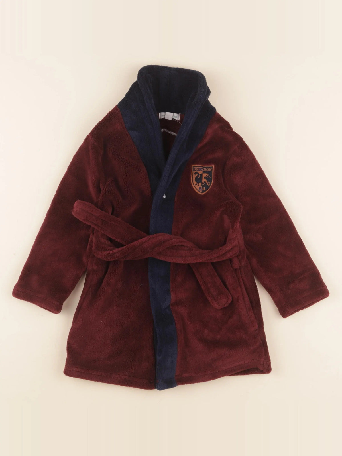 Vertbaudet - robe de chambre rouge - 3 ans