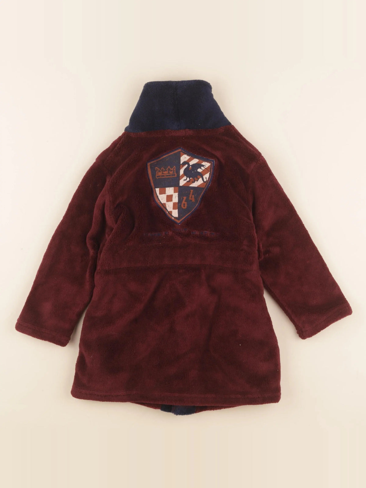 Vertbaudet - robe de chambre rouge - 3 ans