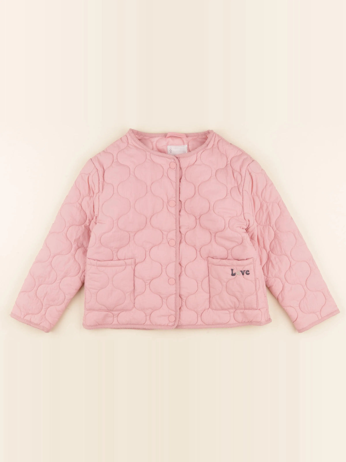 Vertbaudet - veste rose - 7 ans