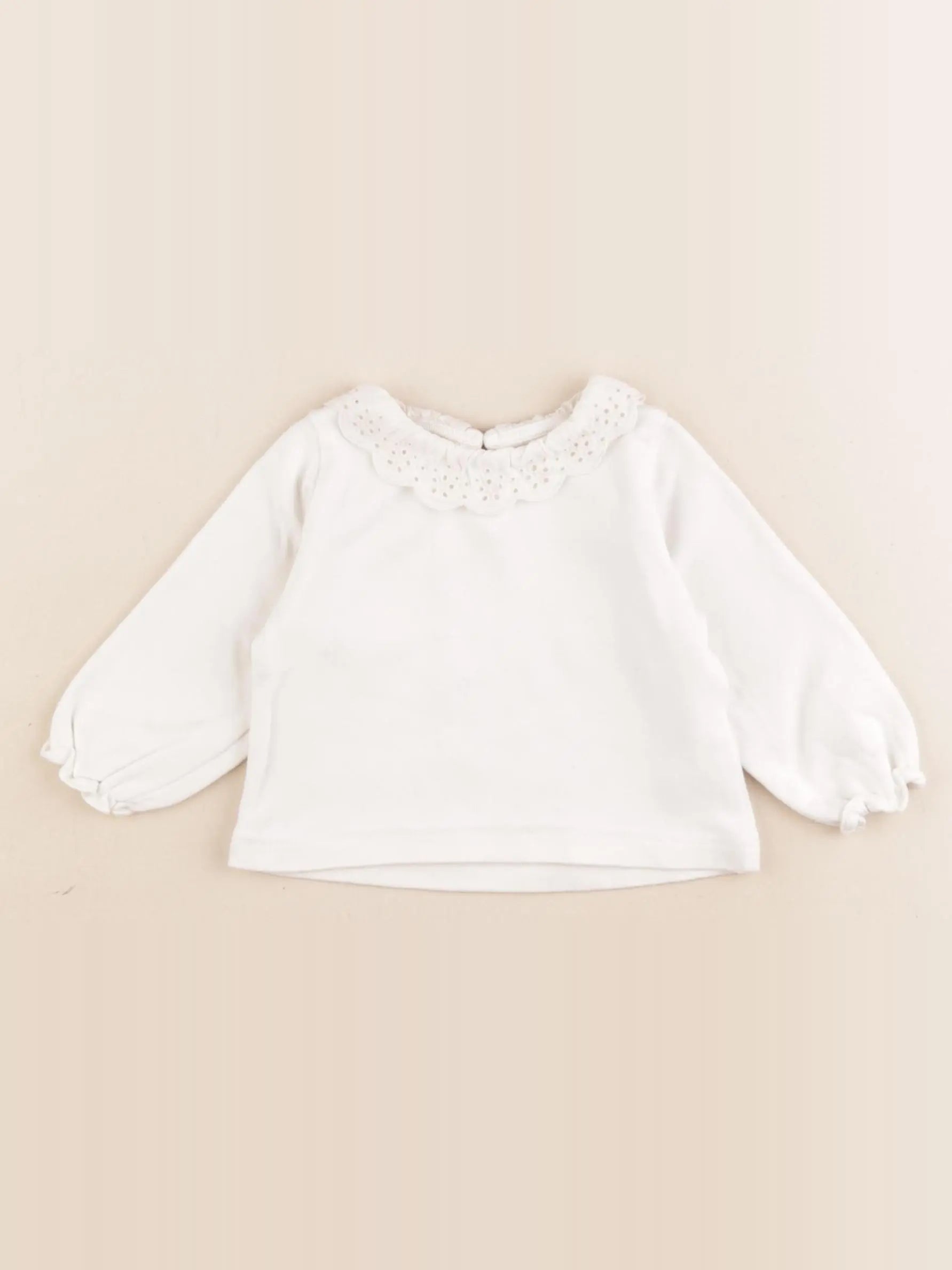 Zara - tee-shirt beige - 3/6 mois