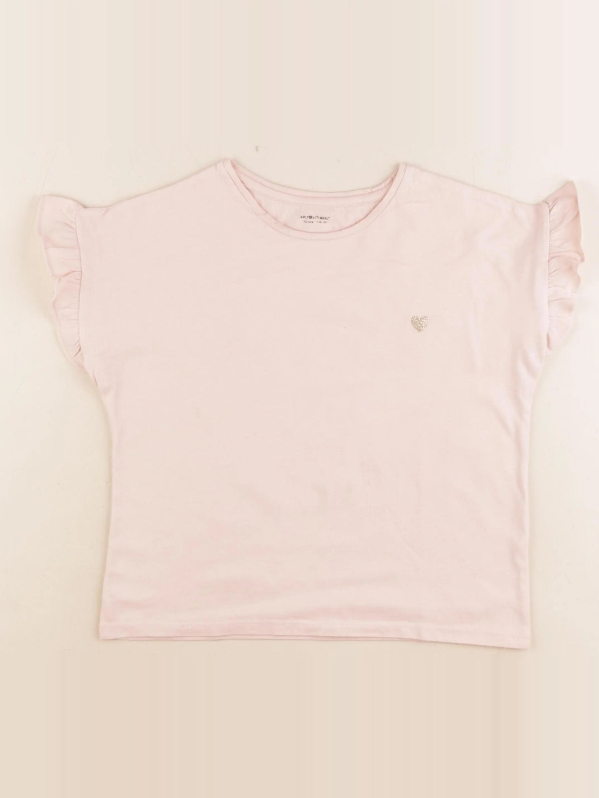 Vertbaudet - tee-shirt rose - 10 ans