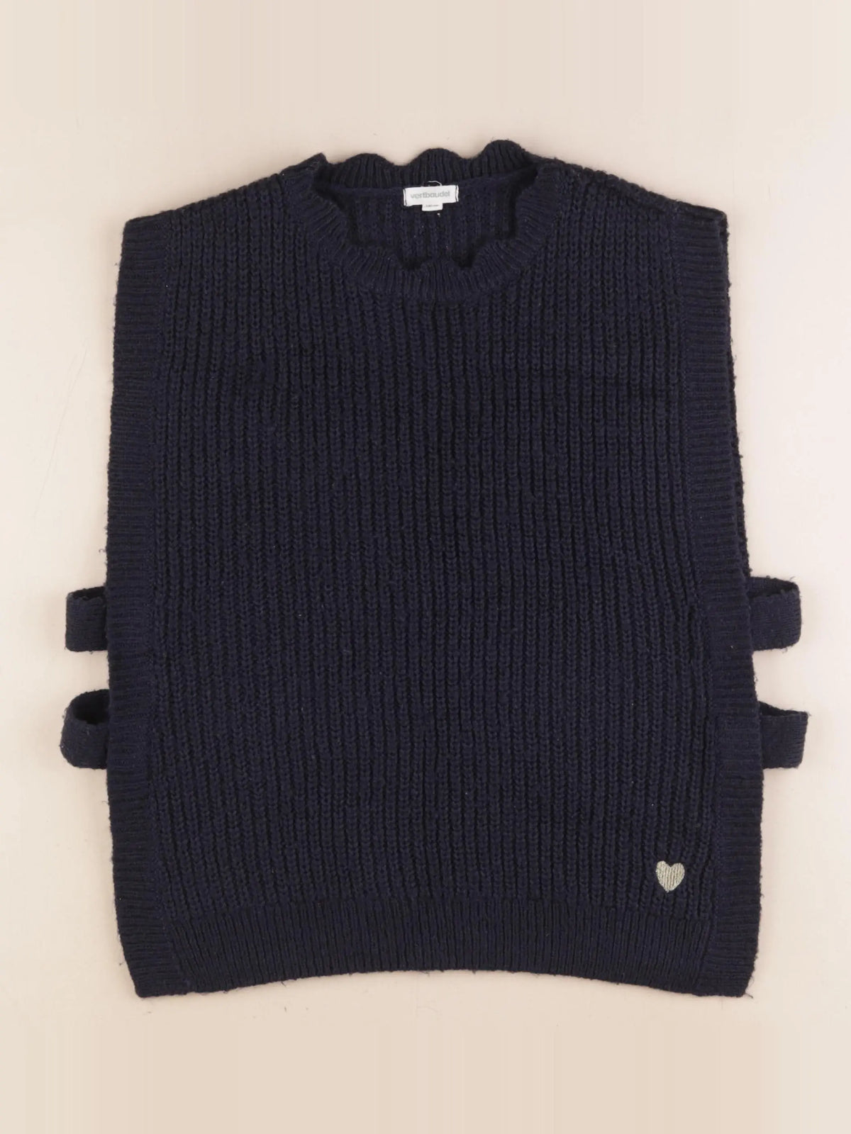 Vertbaudet - pull bleu - 10 ans