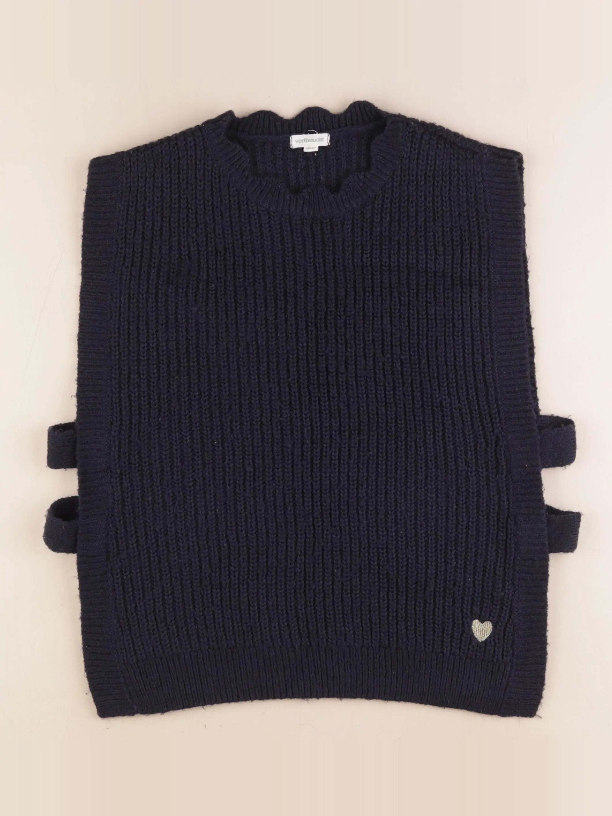 Vertbaudet - pull bleu - 10 ans