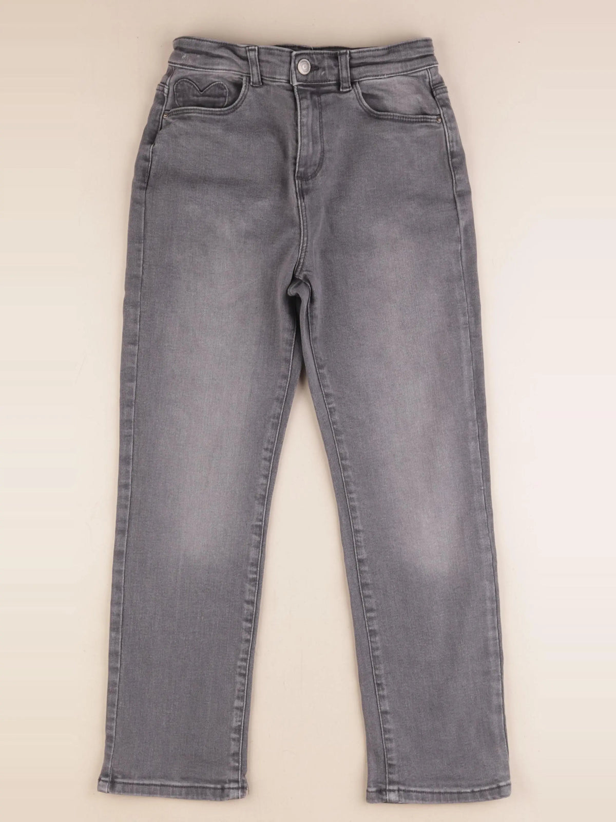 Vertbaudet - jean gris - 10 ans