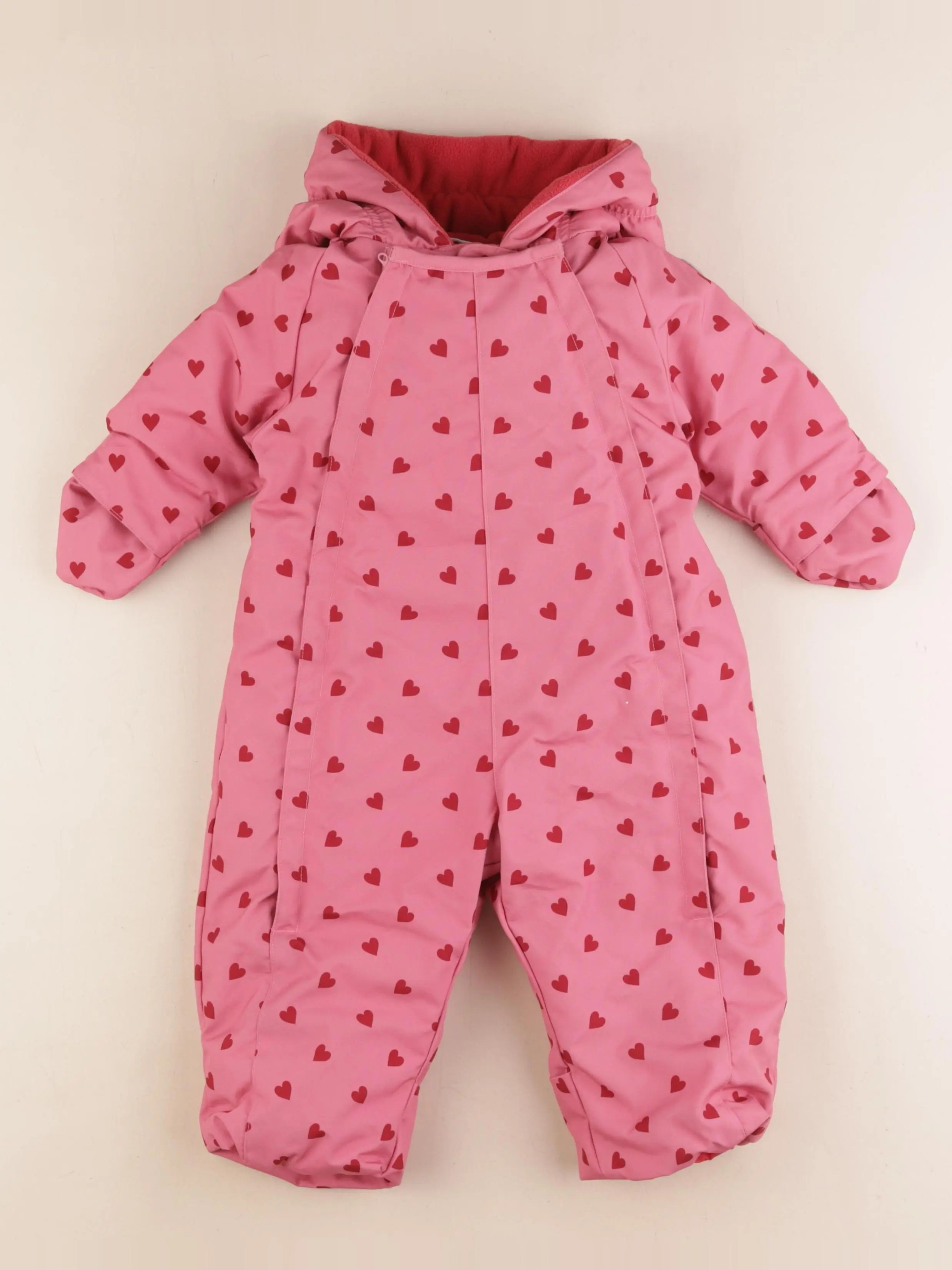Petit Bateau - manteau rose - 12 mois