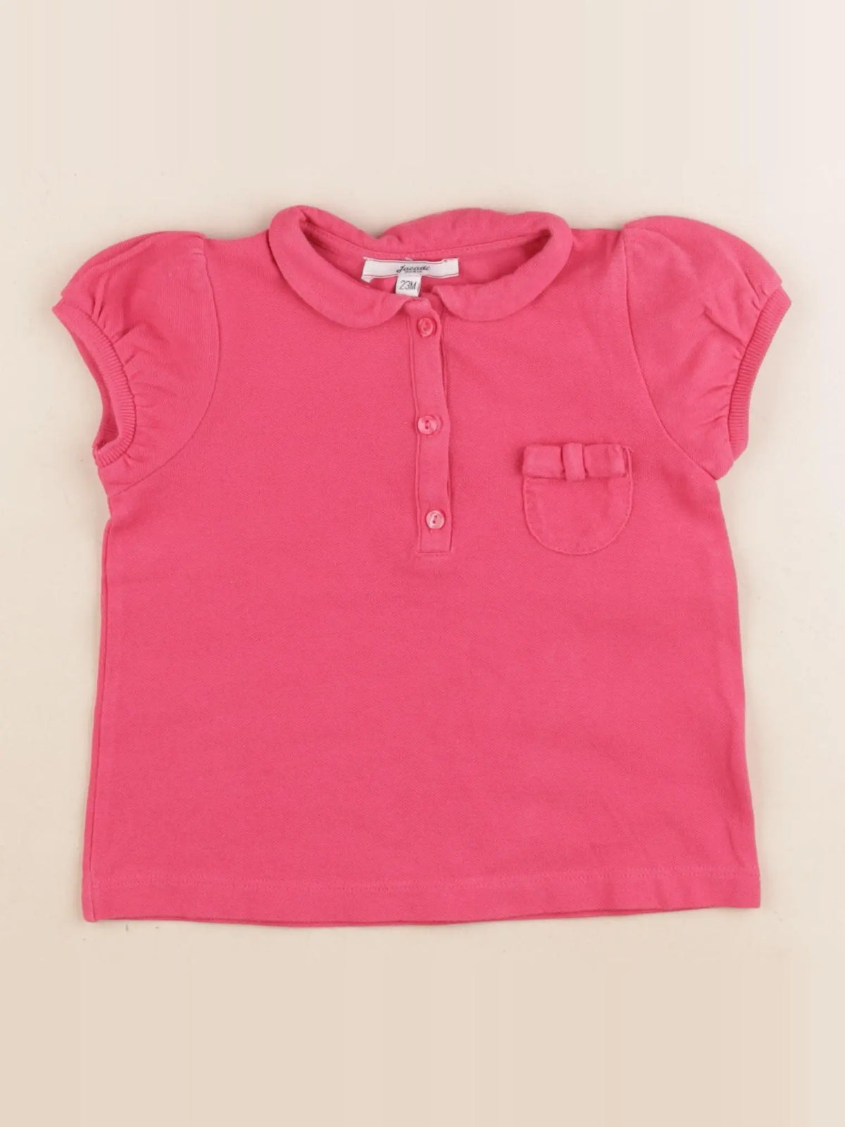 Jacadi - tee-shirt rose - 24 mois