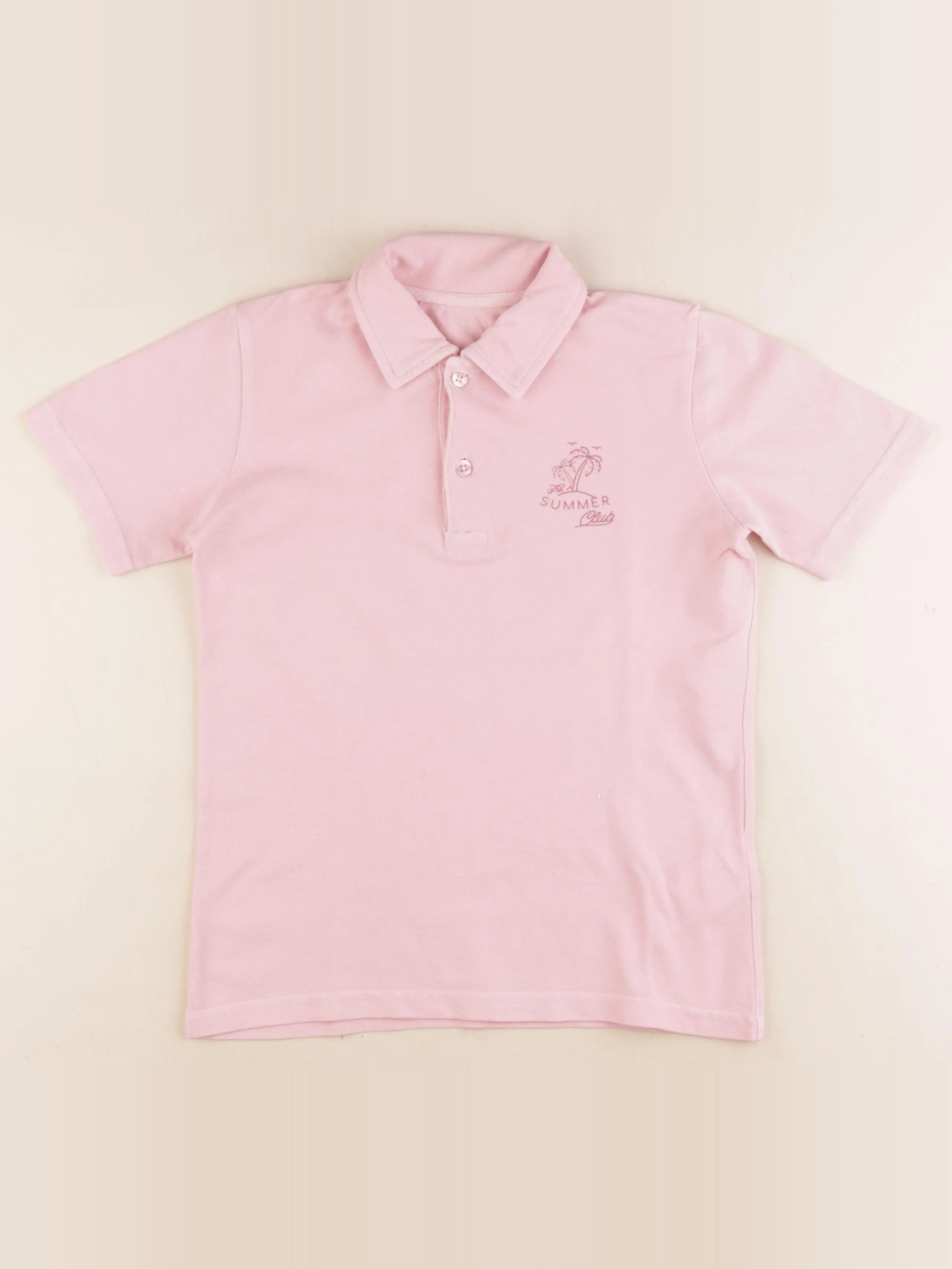 Cyrillus - polo rose - 10 ans