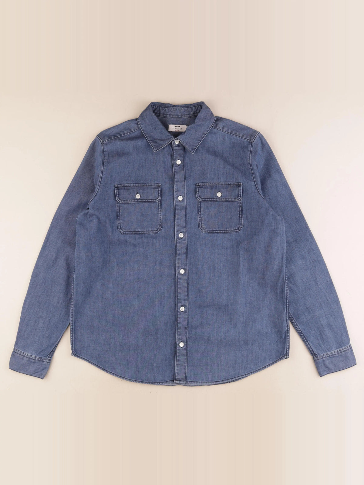 Cyrillus - chemise bleu - 14 ans