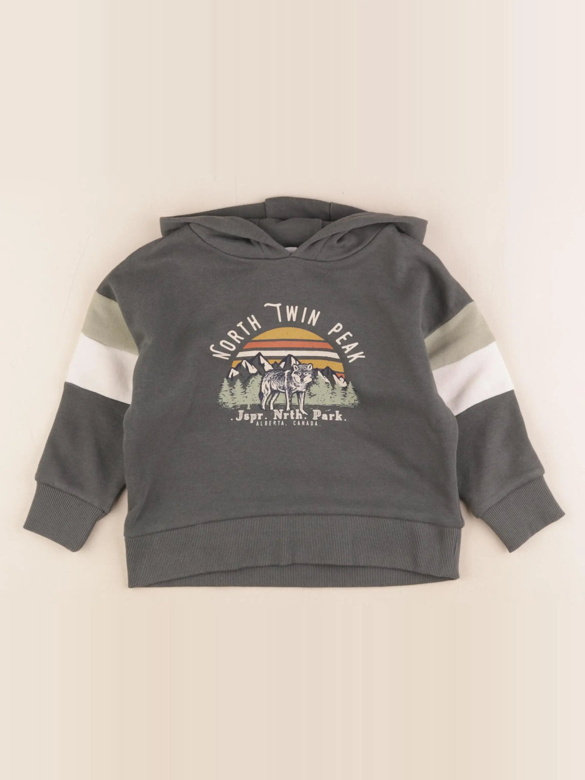 Vertbaudet - sweat vert - 3 ans