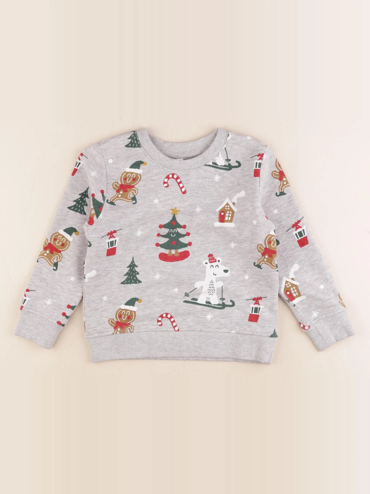 Vertbaudet - sweat gris - 4 ans