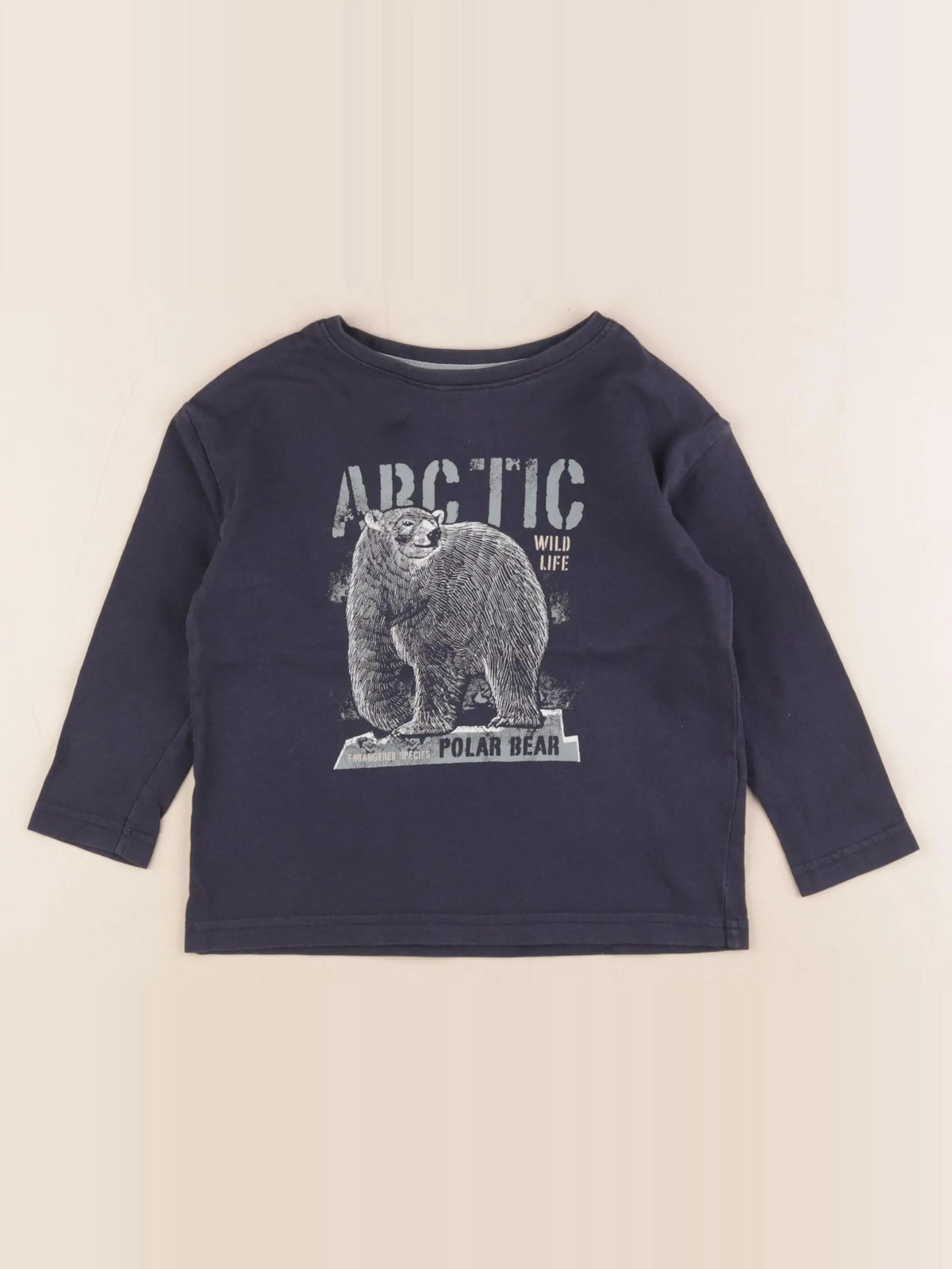 Vertbaudet - tee-shirt bleu - 3 ans