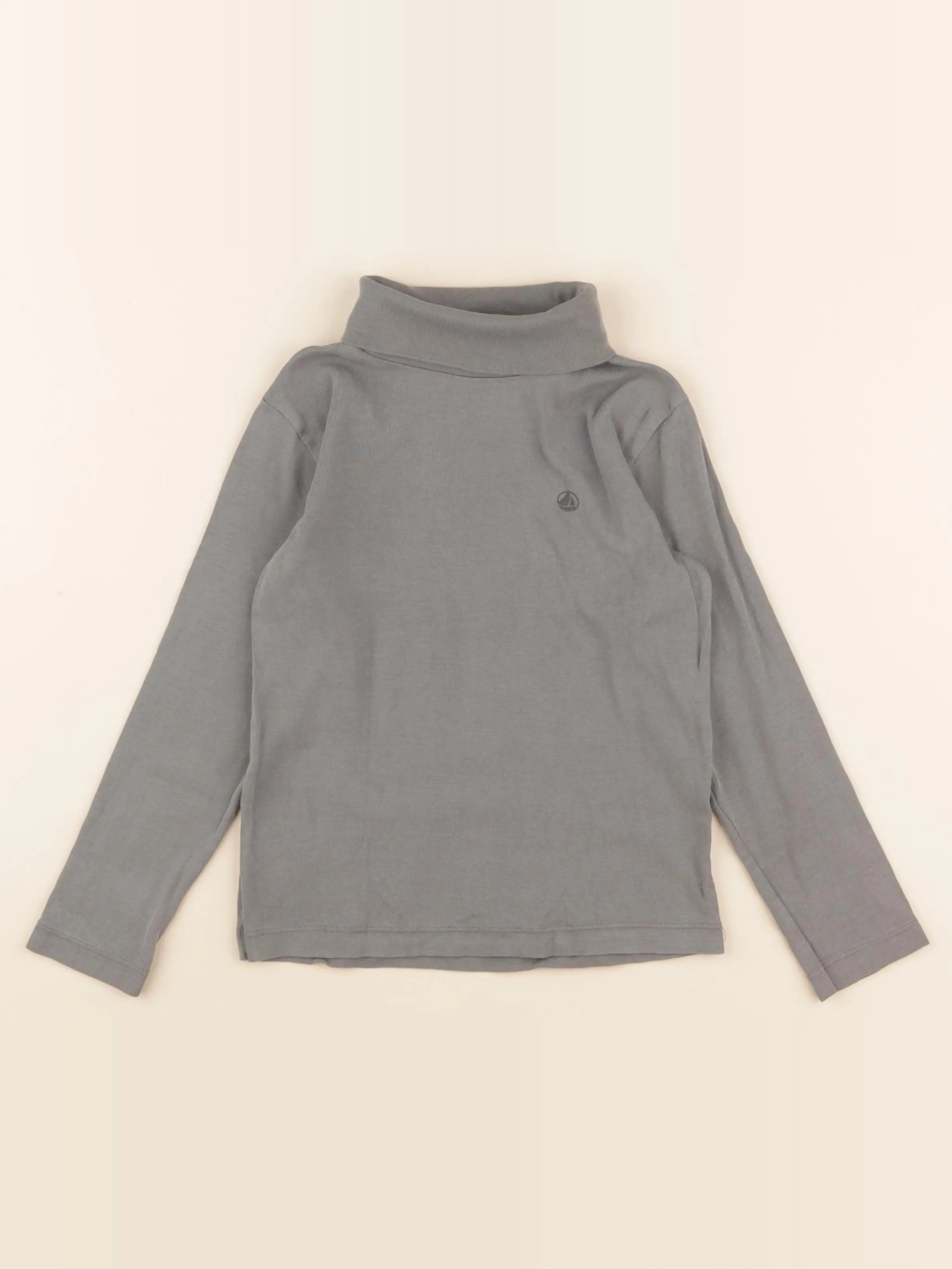 Petit Bateau - sous-pull gris - 6 ans