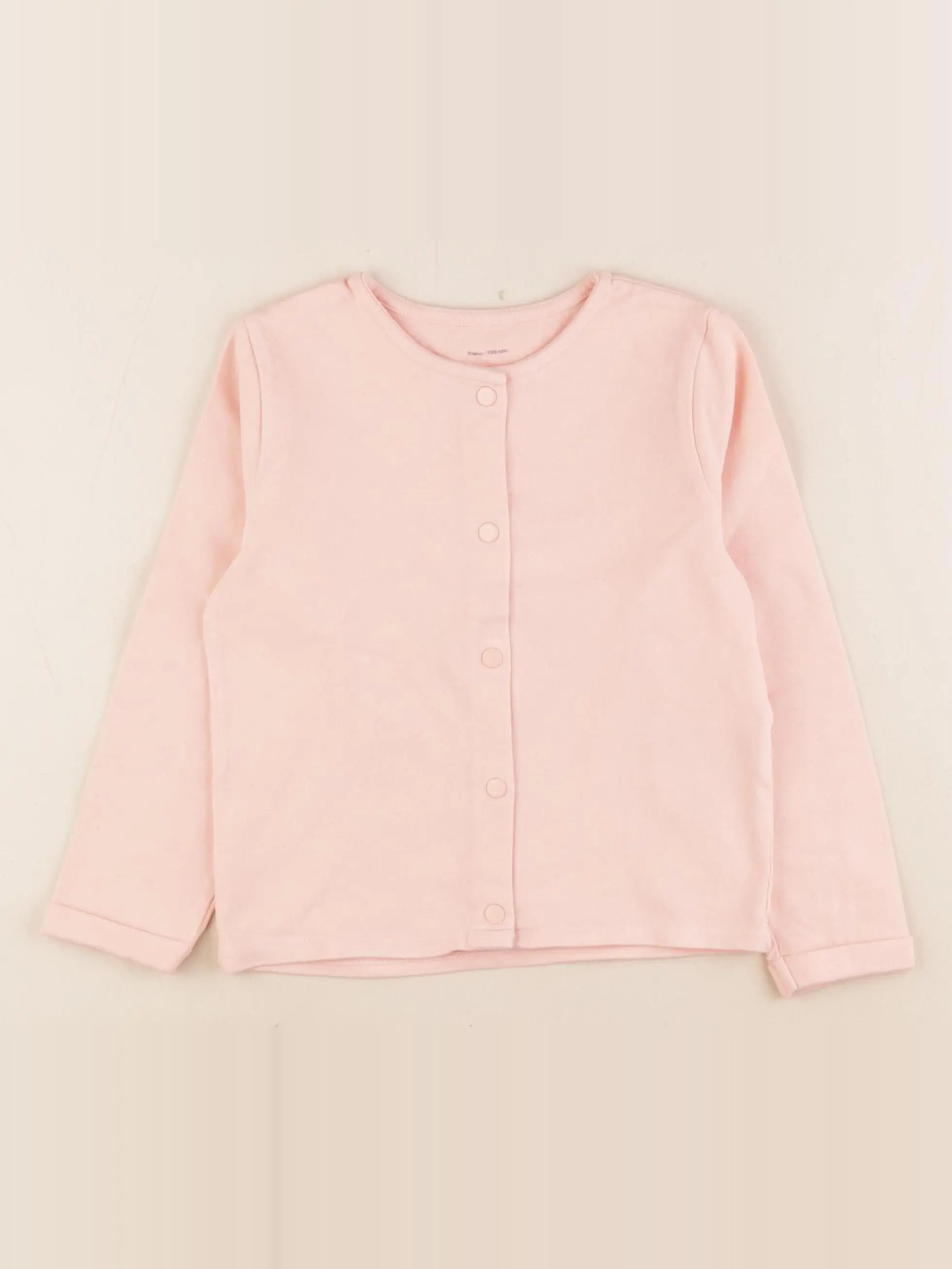 Vertbaudet - gilet rose - 5 ans