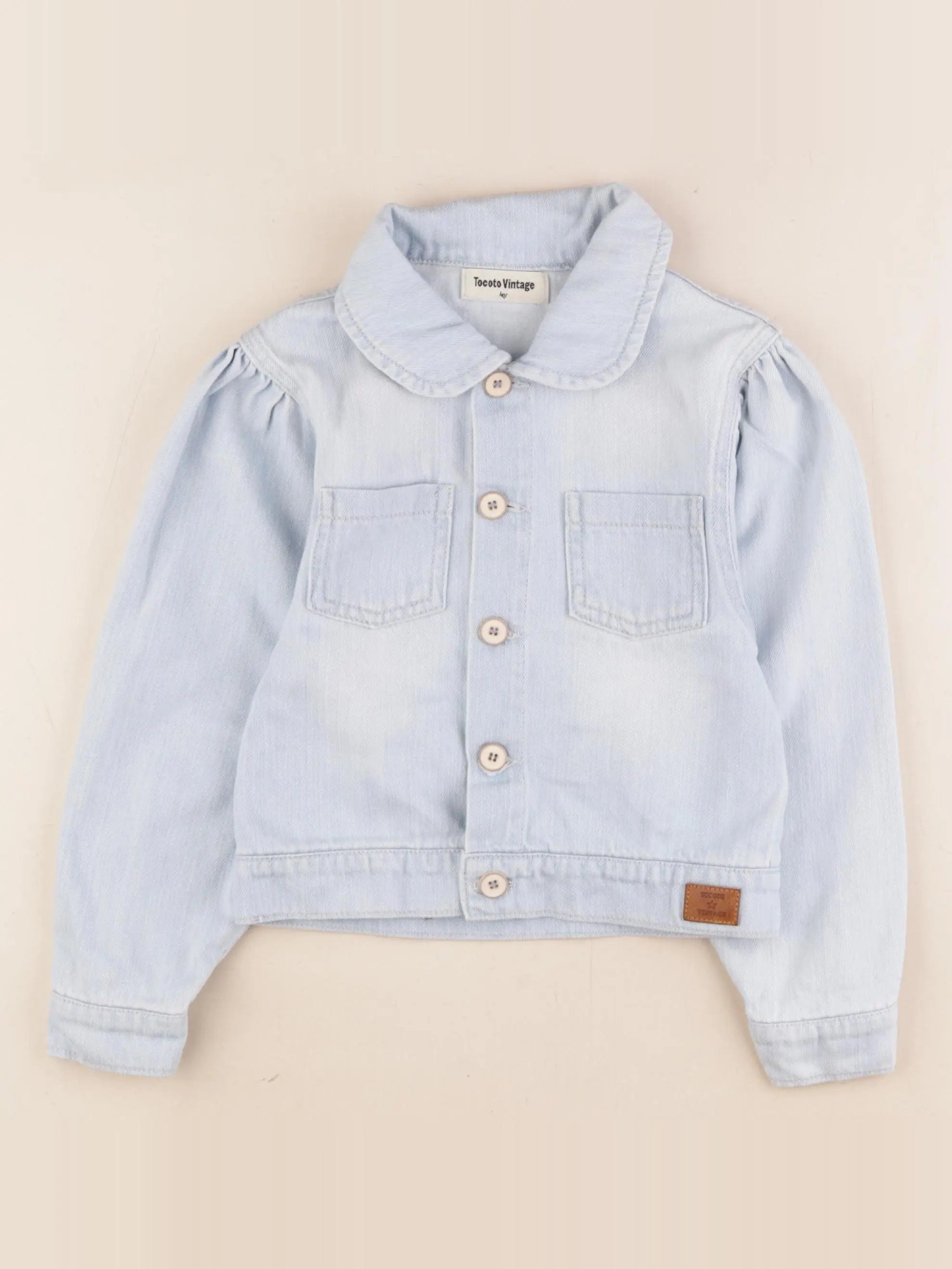 Tocoto vintage - veste bleu - 4 ans