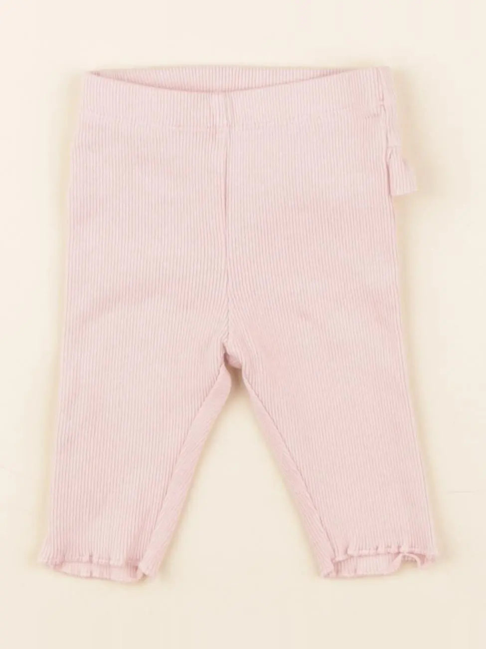 H&M - legging volants au dos rose - 0/1 mois