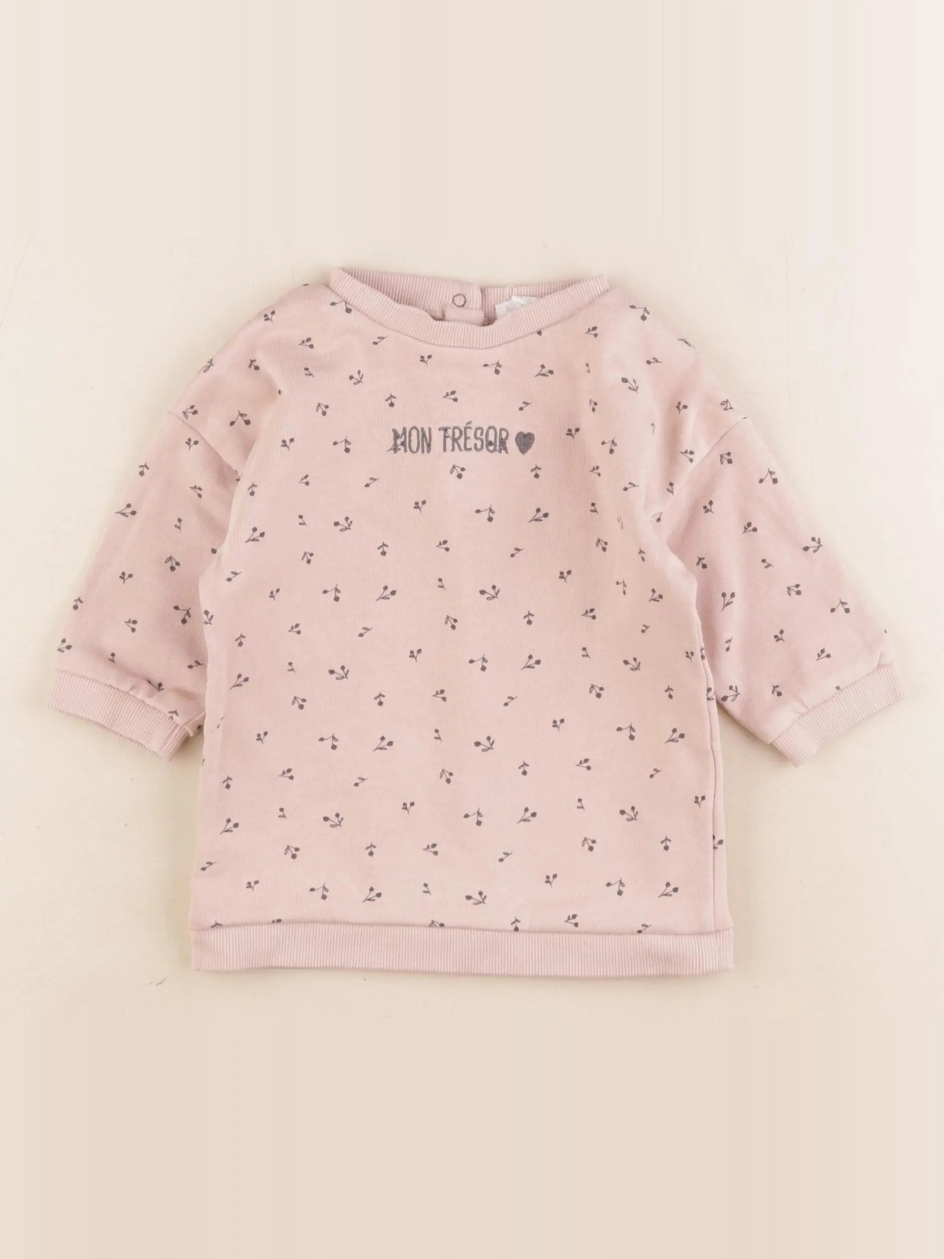 Vertbaudet - robe rose - 12 mois