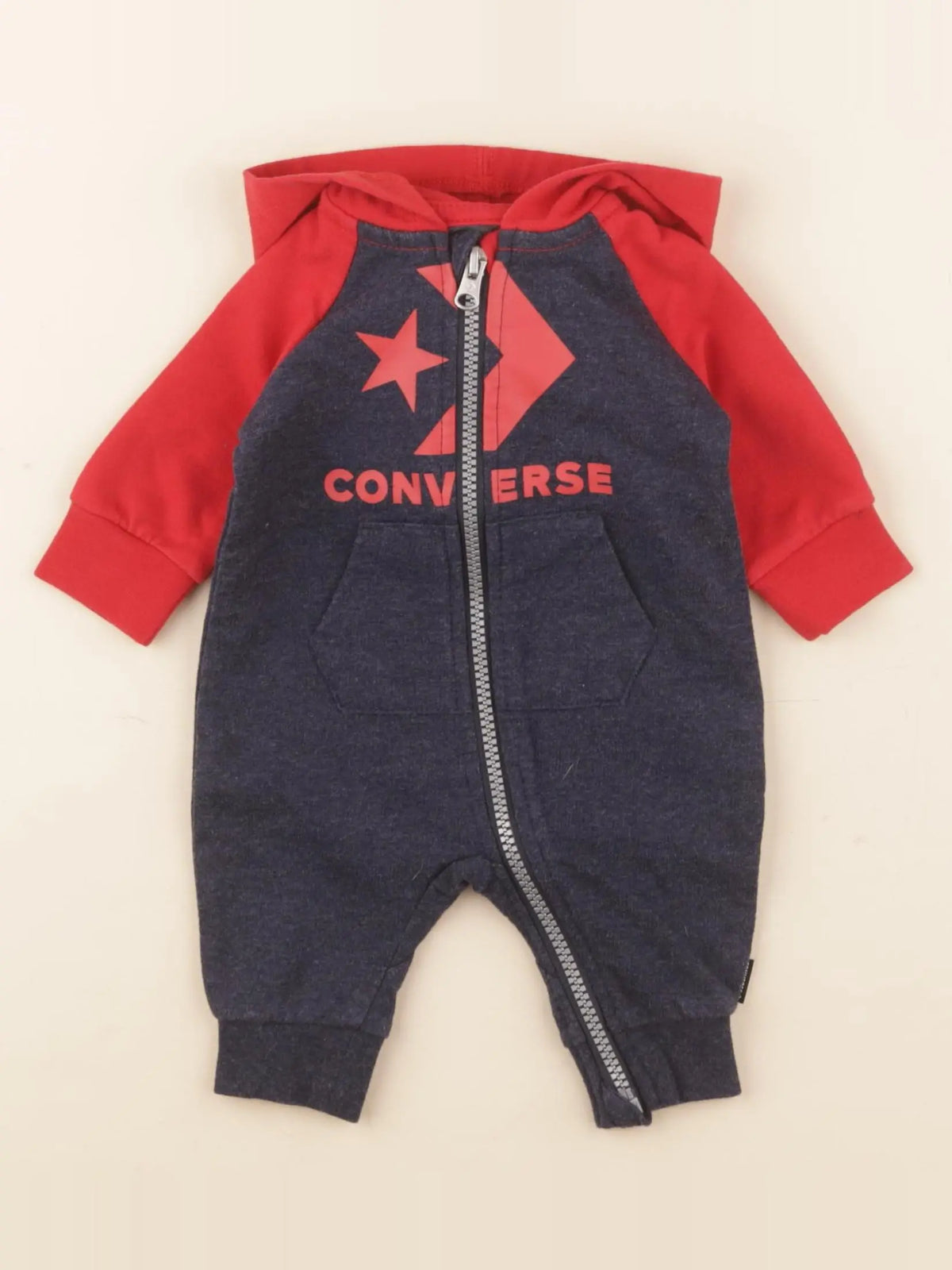 Converse - combinaison bleu, rouge - 0/1 mois