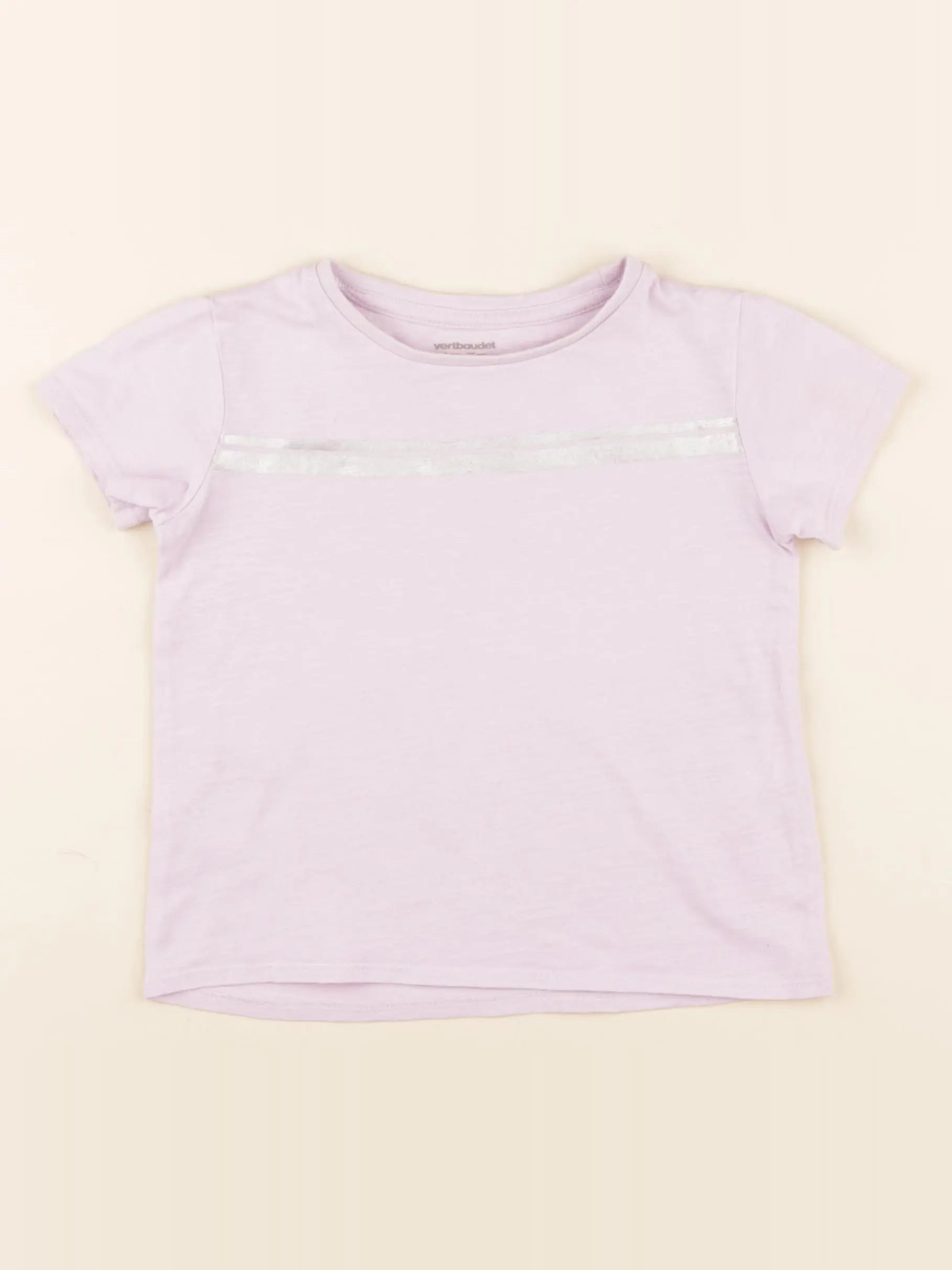 Vertbaudet - tee-shirt violet - 3 ans