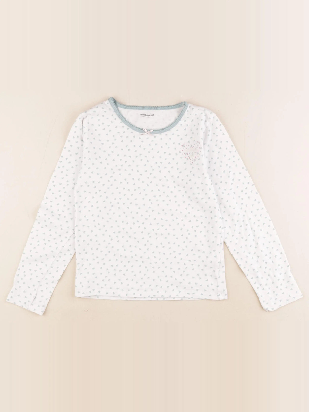 Vertbaudet - maillot de corps vert - 8 ans