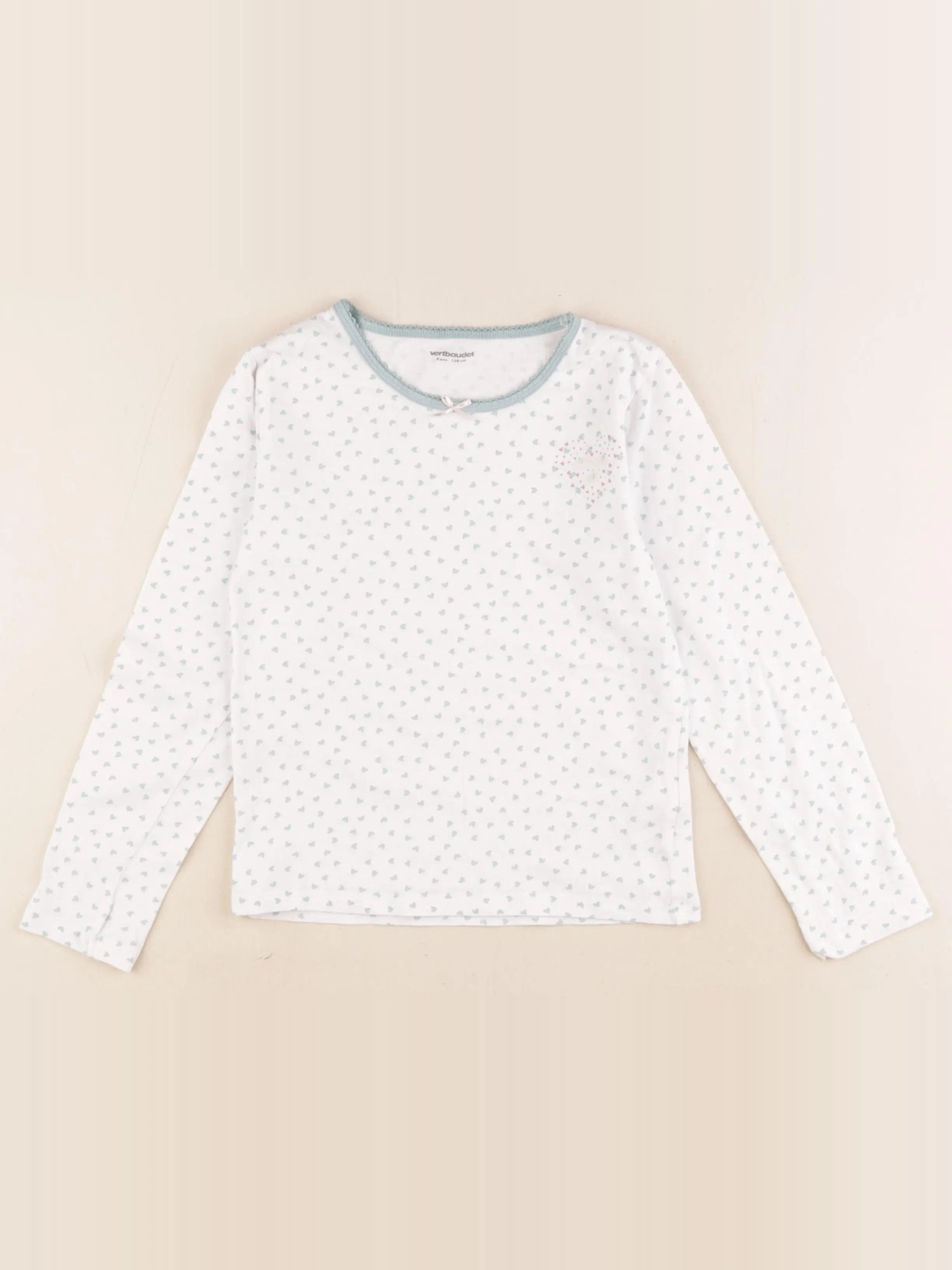 Vertbaudet - maillot de corps vert - 8 ans
