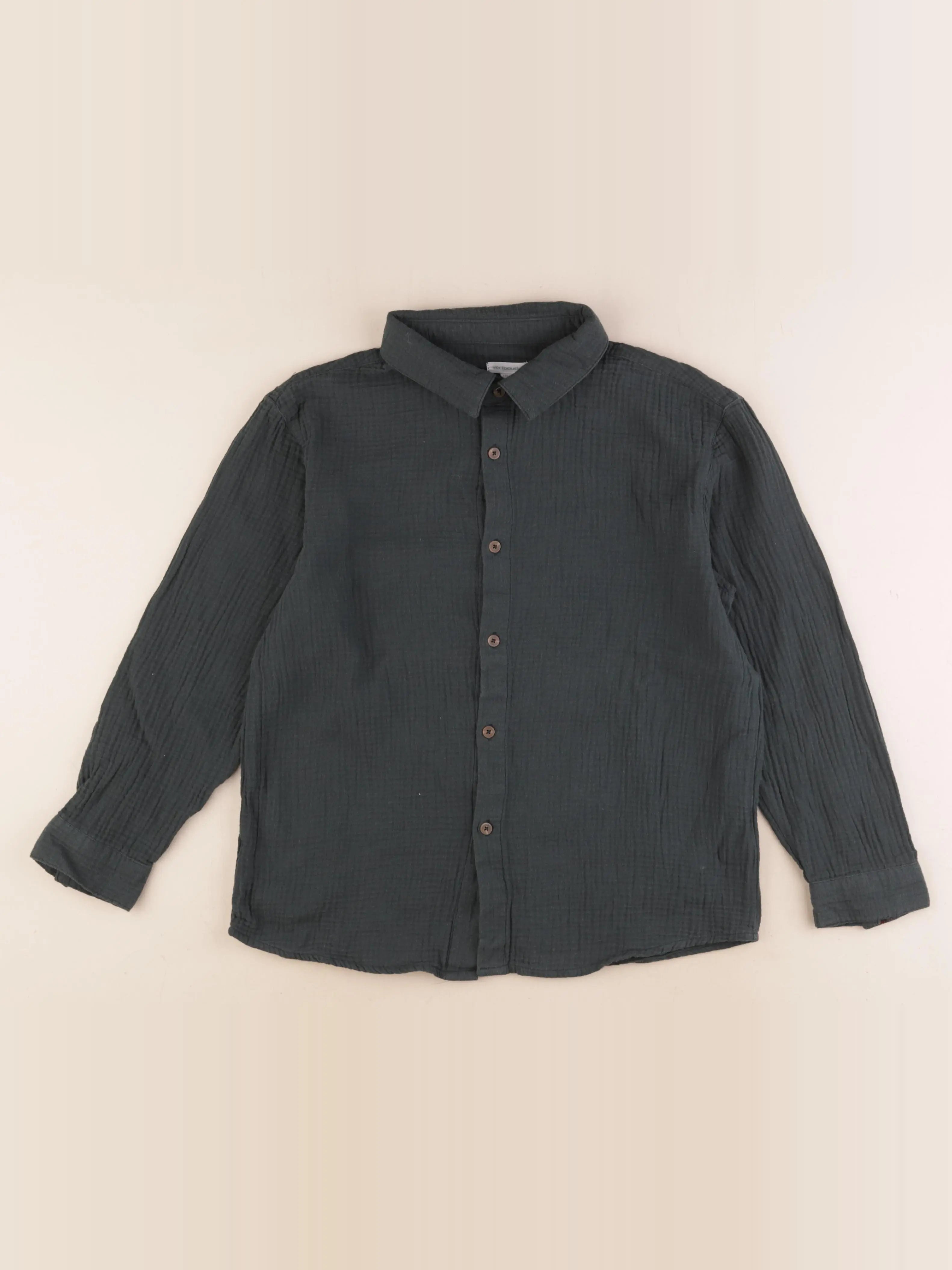 Vertbaudet - chemise vert - 12 ans