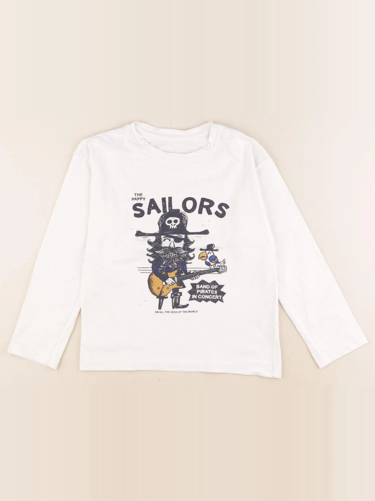 Vertbaudet - tee-shirt blanc - 8 ans
