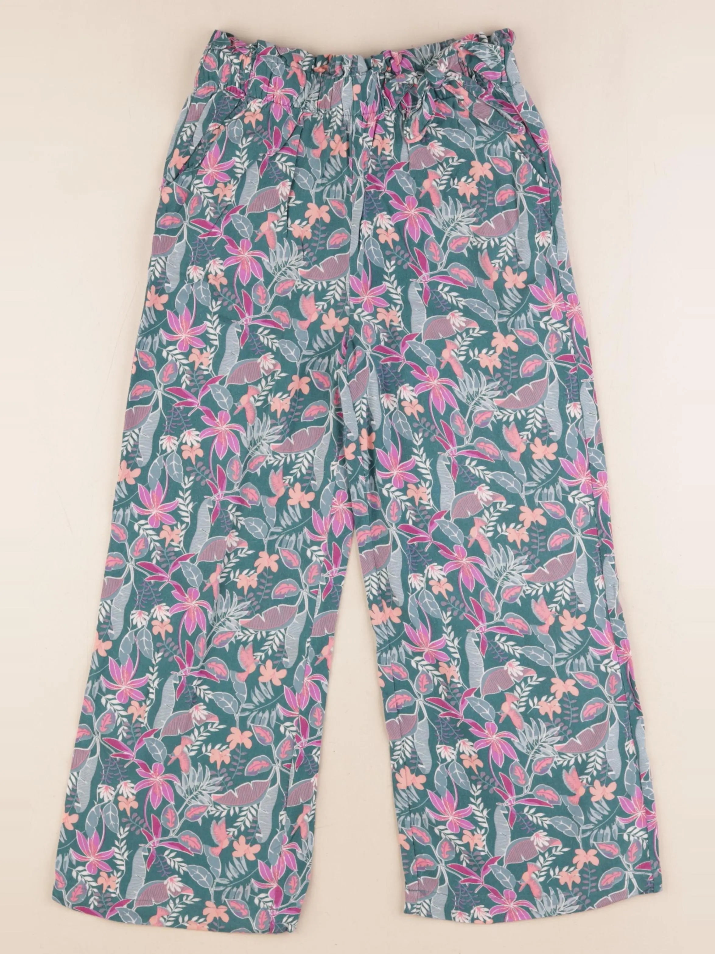Vertbaudet - pantalon multicolore - 9 ans