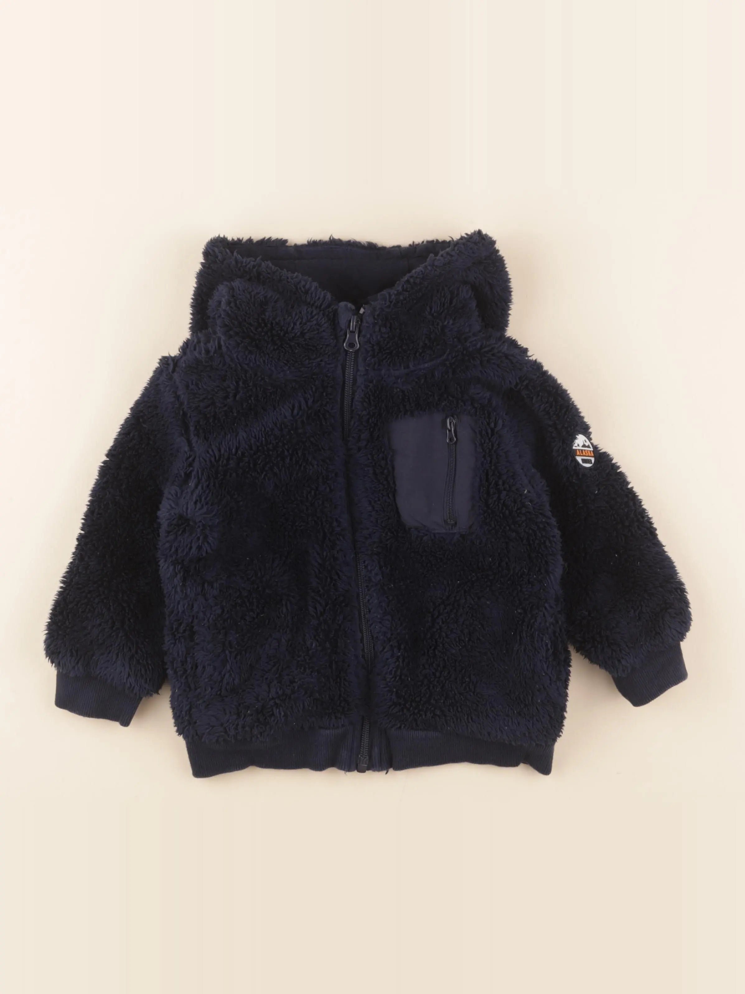 Vertbaudet - veste bleu - 3 ans