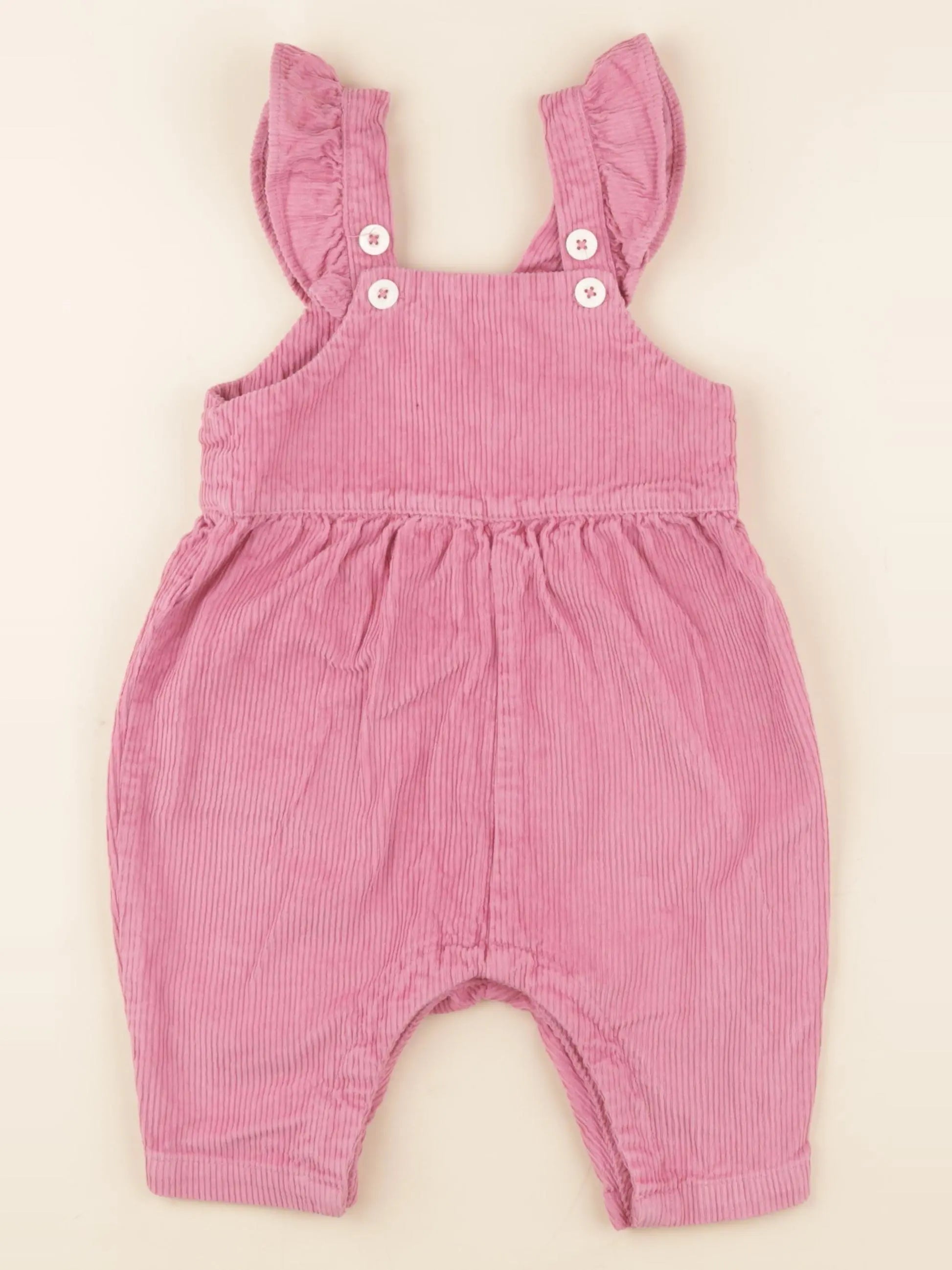 Petit Bateau - salopette rose - 12 mois