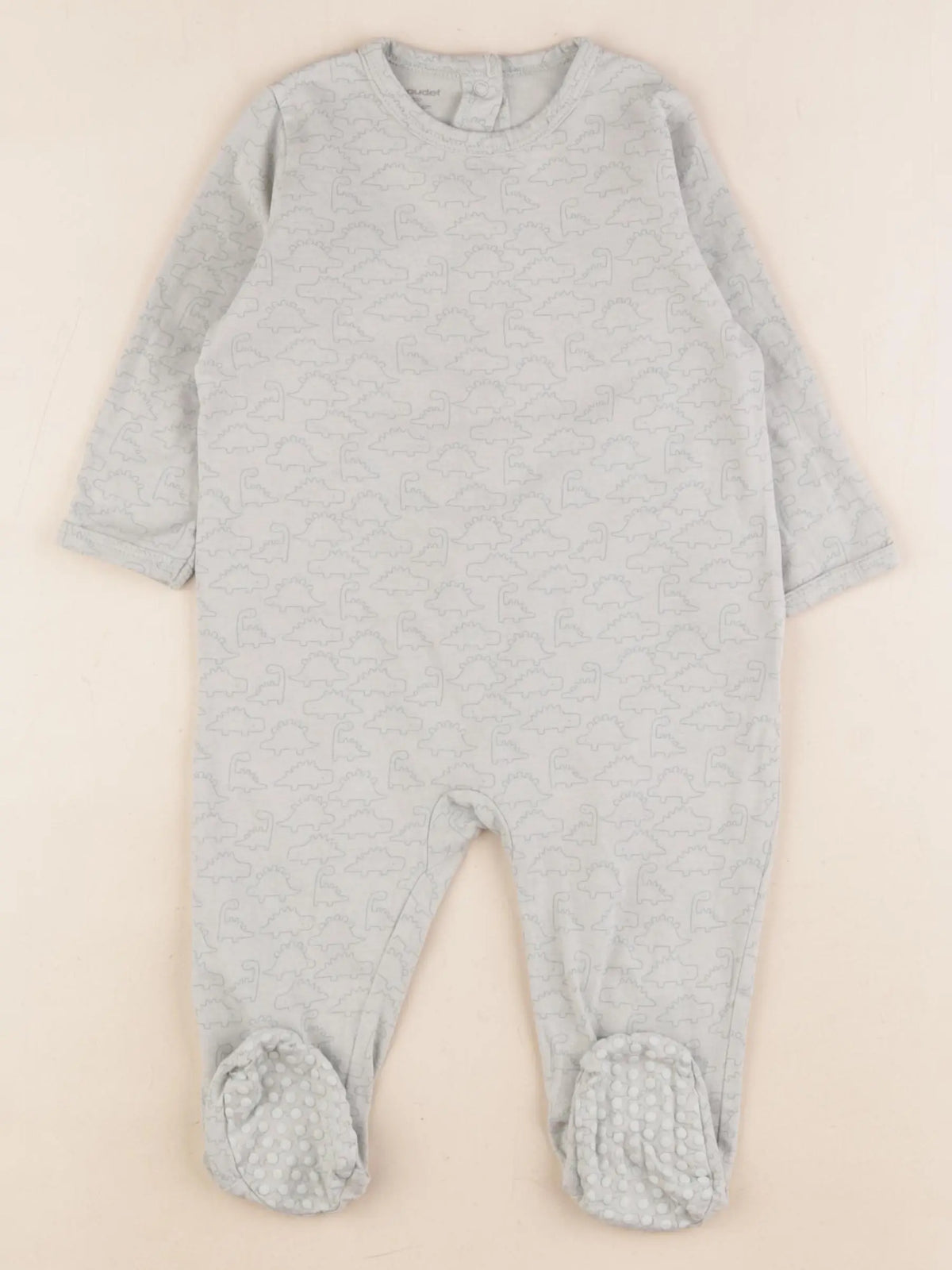 Vertbaudet - pyjama coton vert - 1 an
