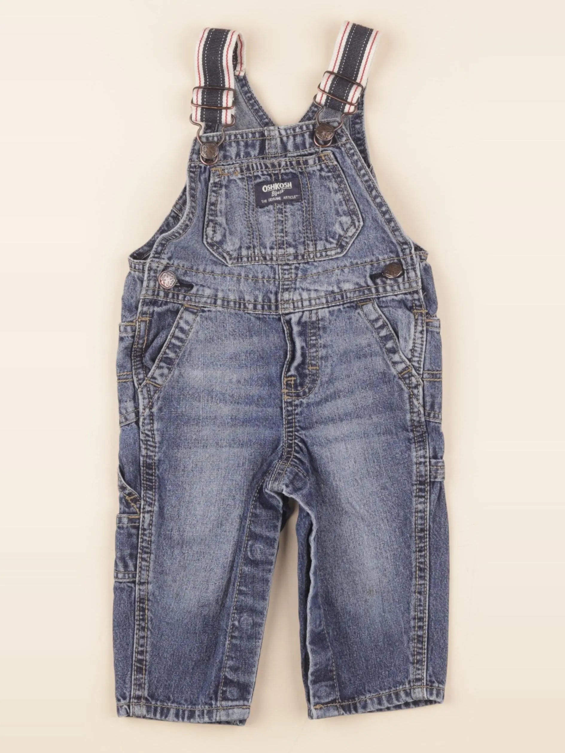 Oshkosh - salopette bleu - 6/9 mois
