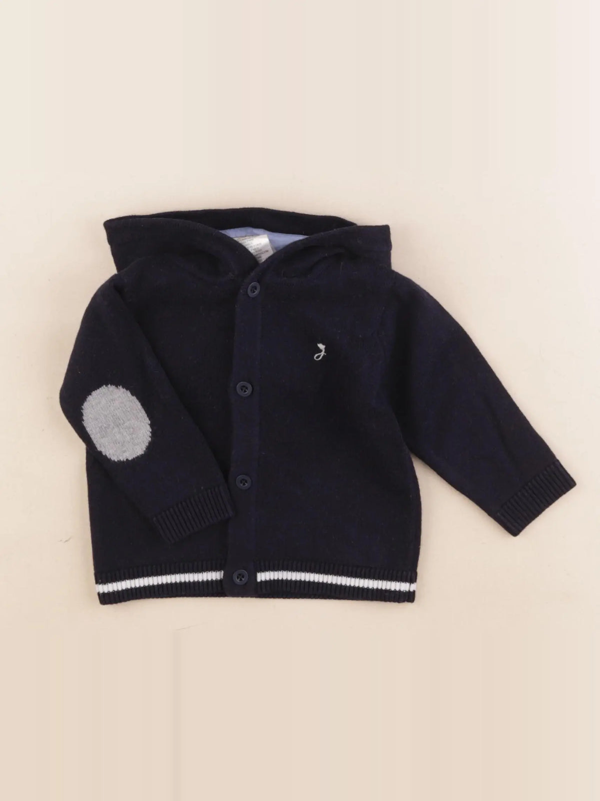 Jacadi - gilet bleu - 6 mois