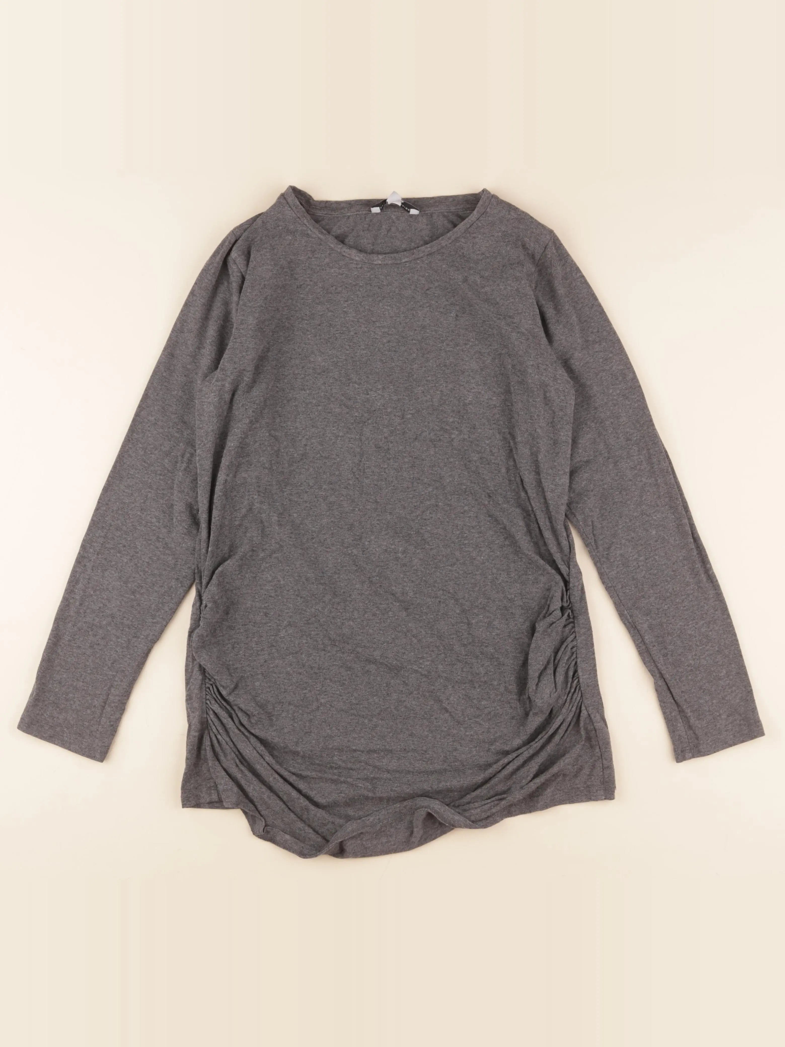 Envie de fraise - tee-shirt grossesse gris - 38 à 40