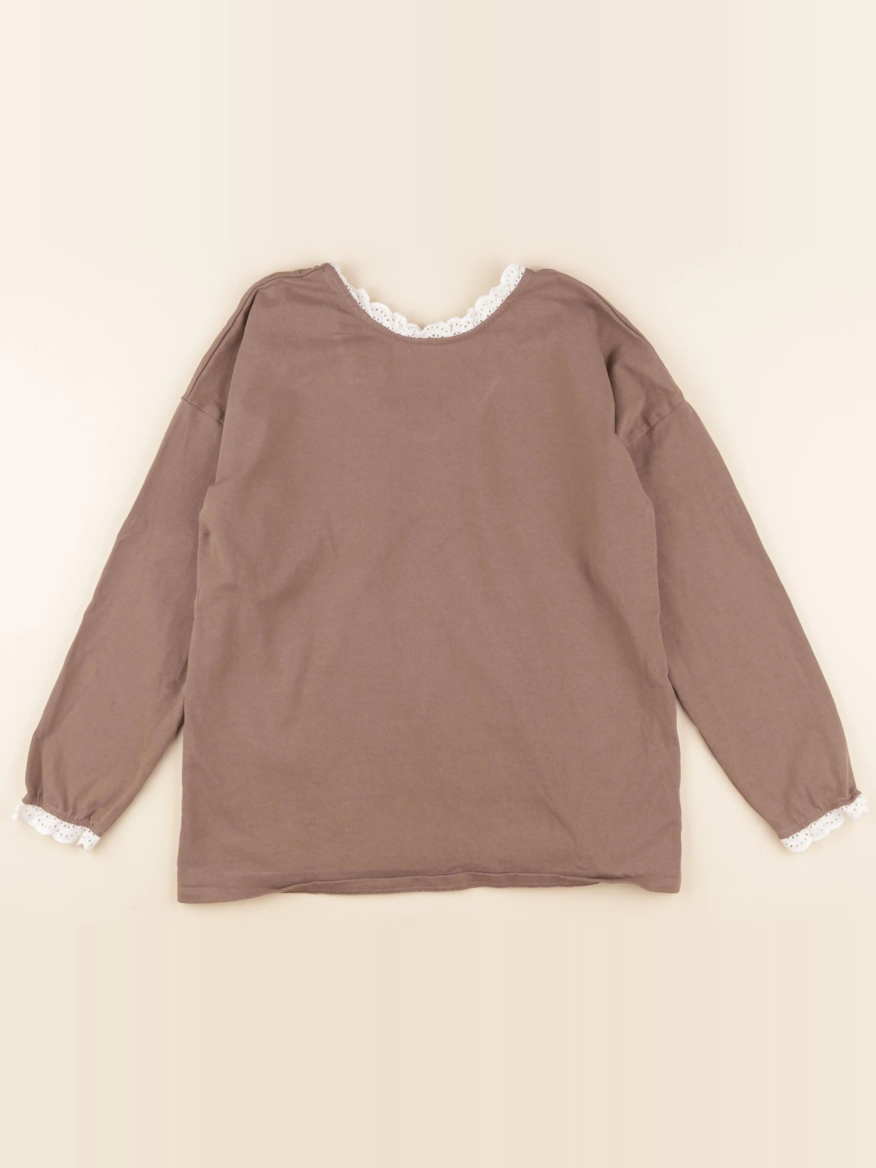 Vertbaudet - tee-shirt grossesse marron - 34 à 36