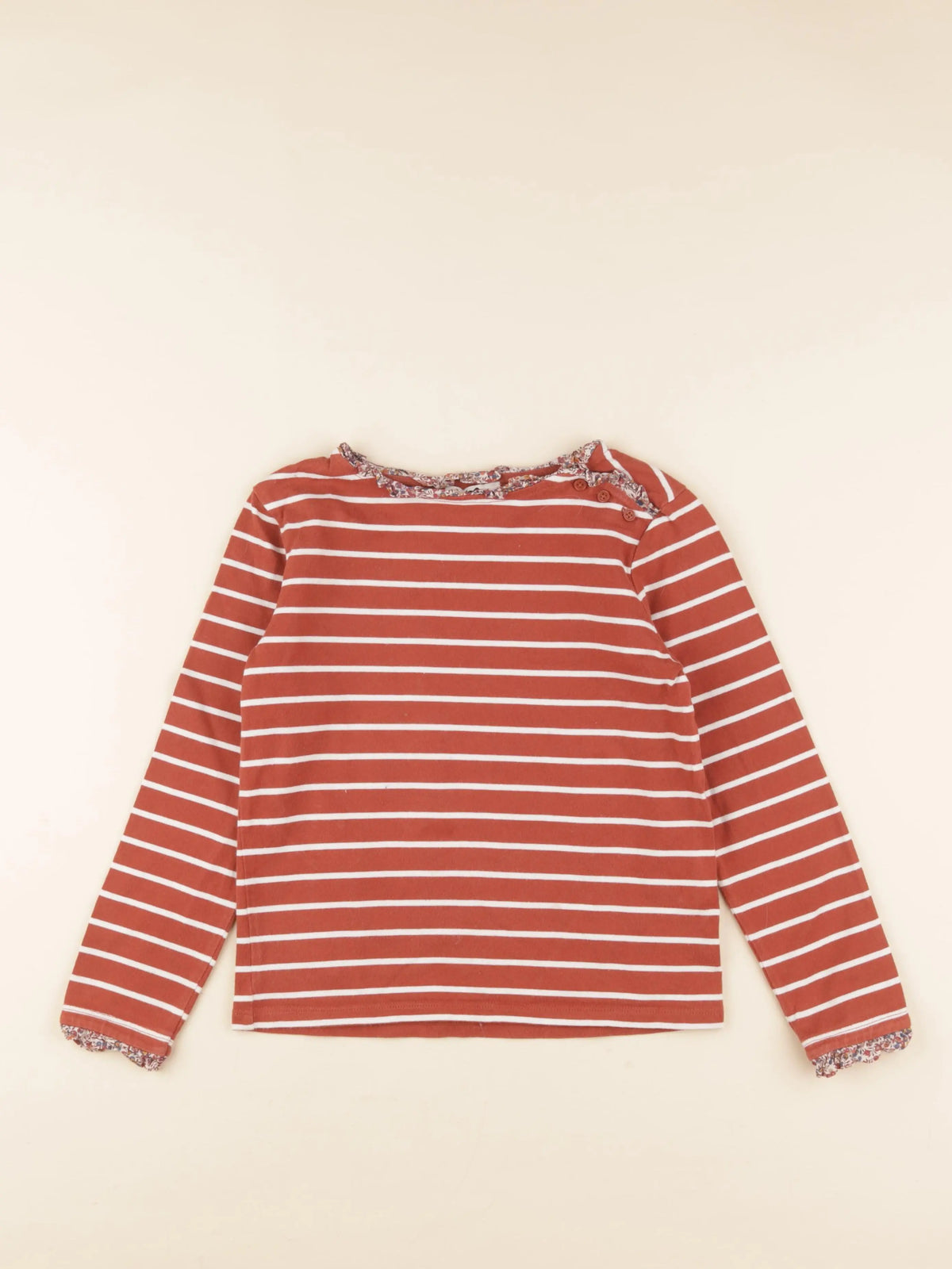 Cyrillus - tee-shirt rouge - 8 ans