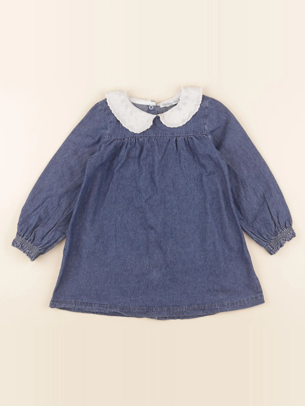 Vertbaudet - robe bleu - 36 mois